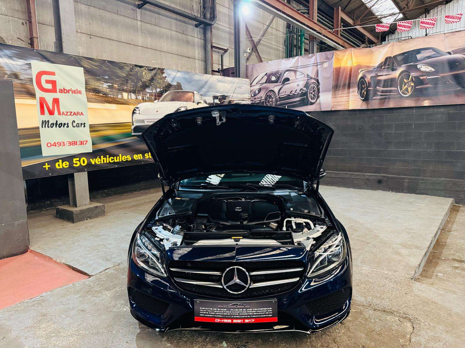 Mercedes-Benz C 200 C 200D Pack AMG Automatique LED Toit Pano GPS Cuir 18"