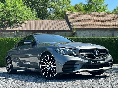 Mercedes-Benz C 200 Coupe AMG-Line Automaat / HUD / BURMESTER / PANO