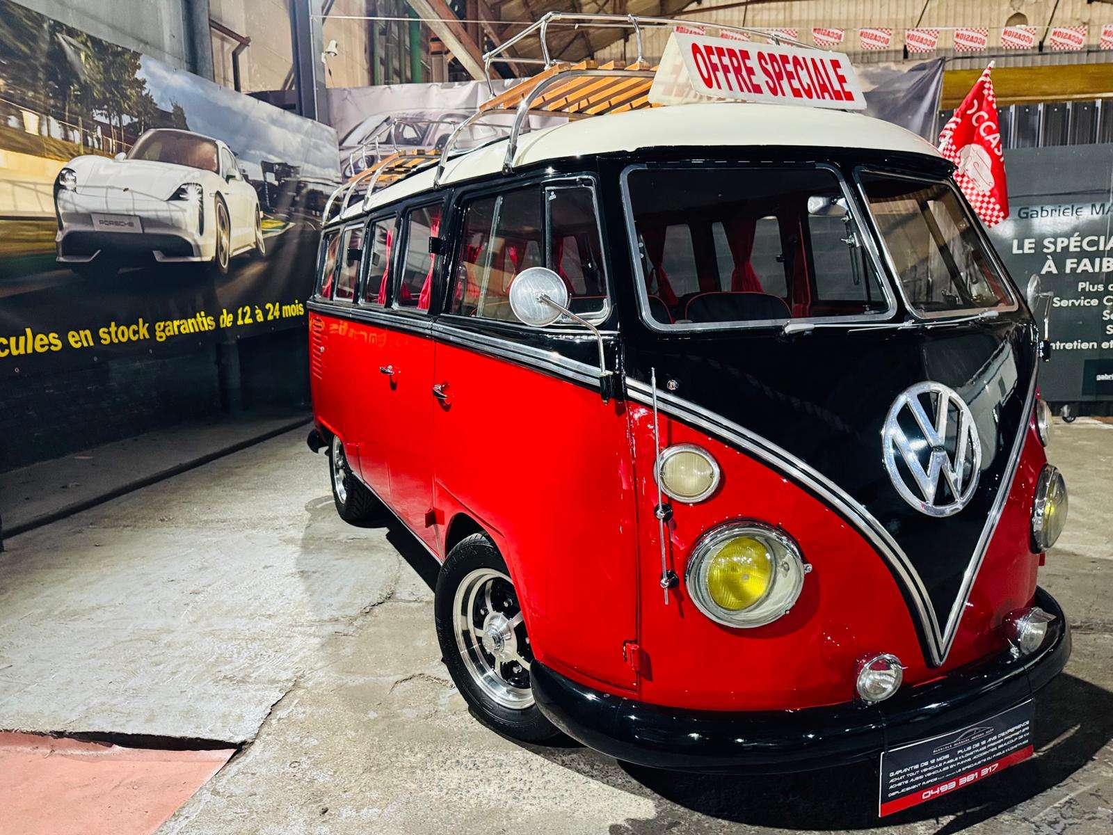 Volkswagen T1 T1 SPLIT minibus 9 Places 1.500cc restauré à neuf