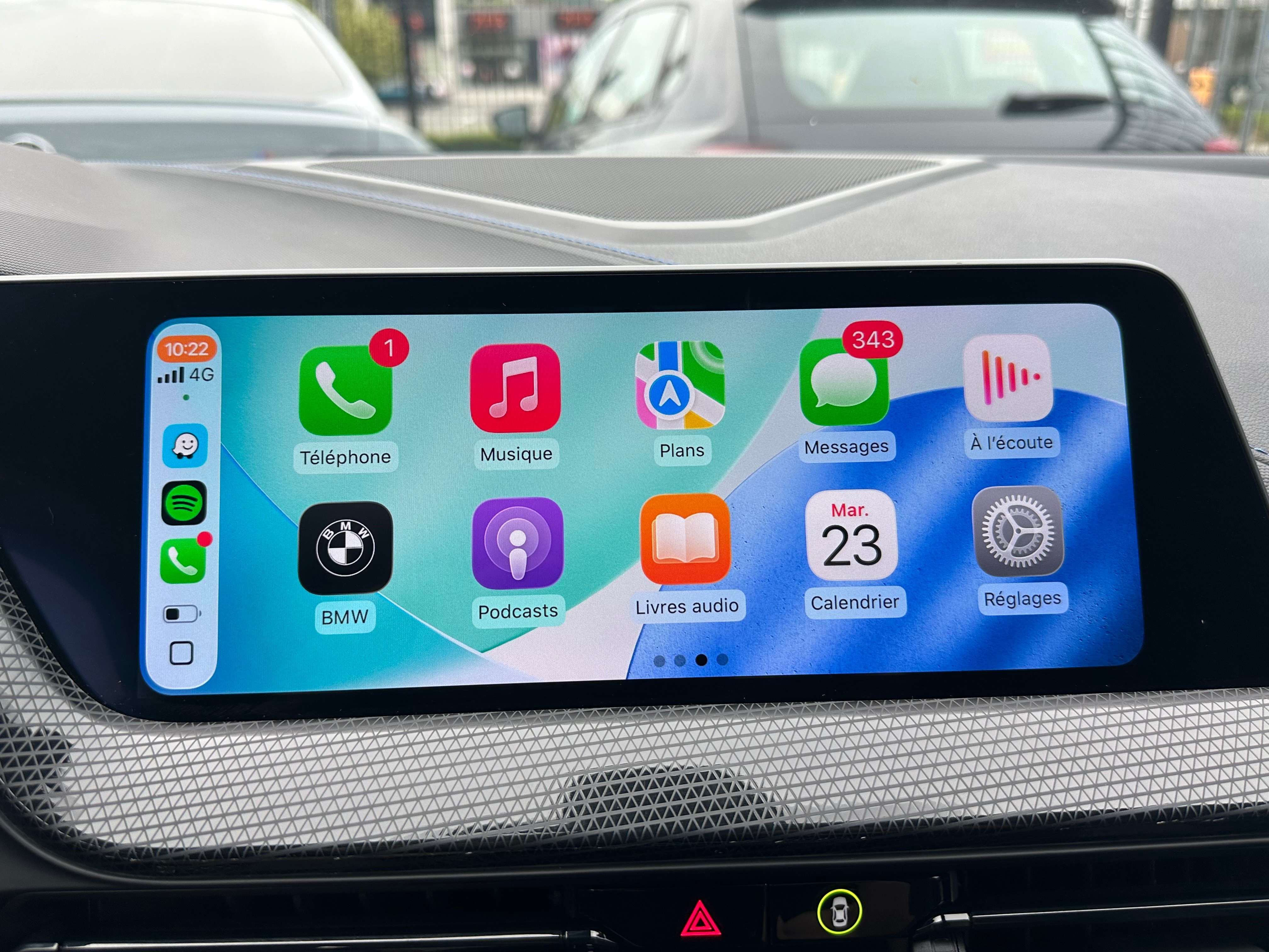 BMW 118 1.5*15694 HTVA*PACK M*1ER PROP*CARPLAY*CARNET COMPLET BMW*SIEGE SPORT*CAMERA*GARANTIE