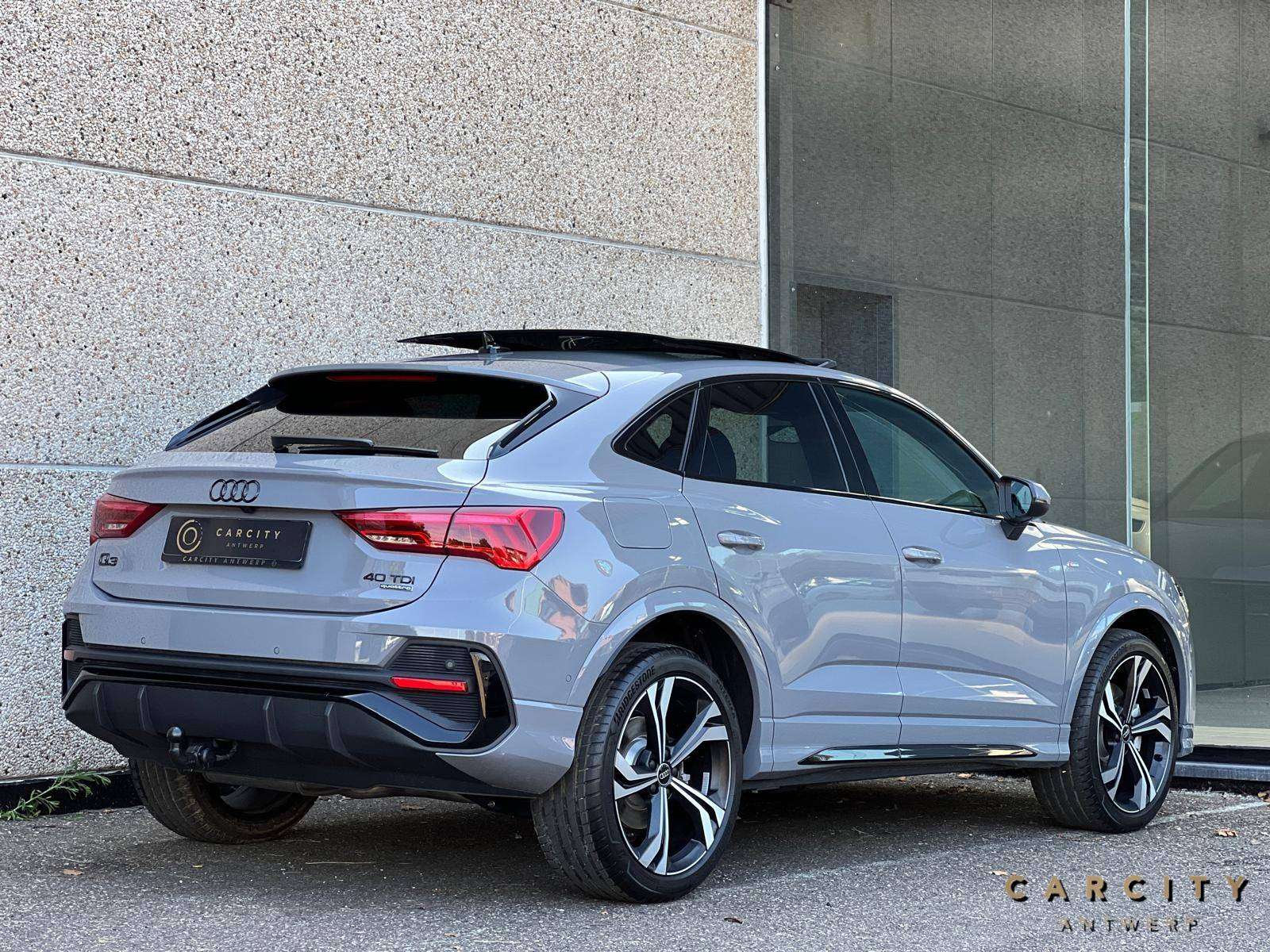 Audi Q3 Q3 Sportback 40 TDi Quattro S line S tronic | NARDO GRIJS | PANO | TREKHAAK | CAMERA |