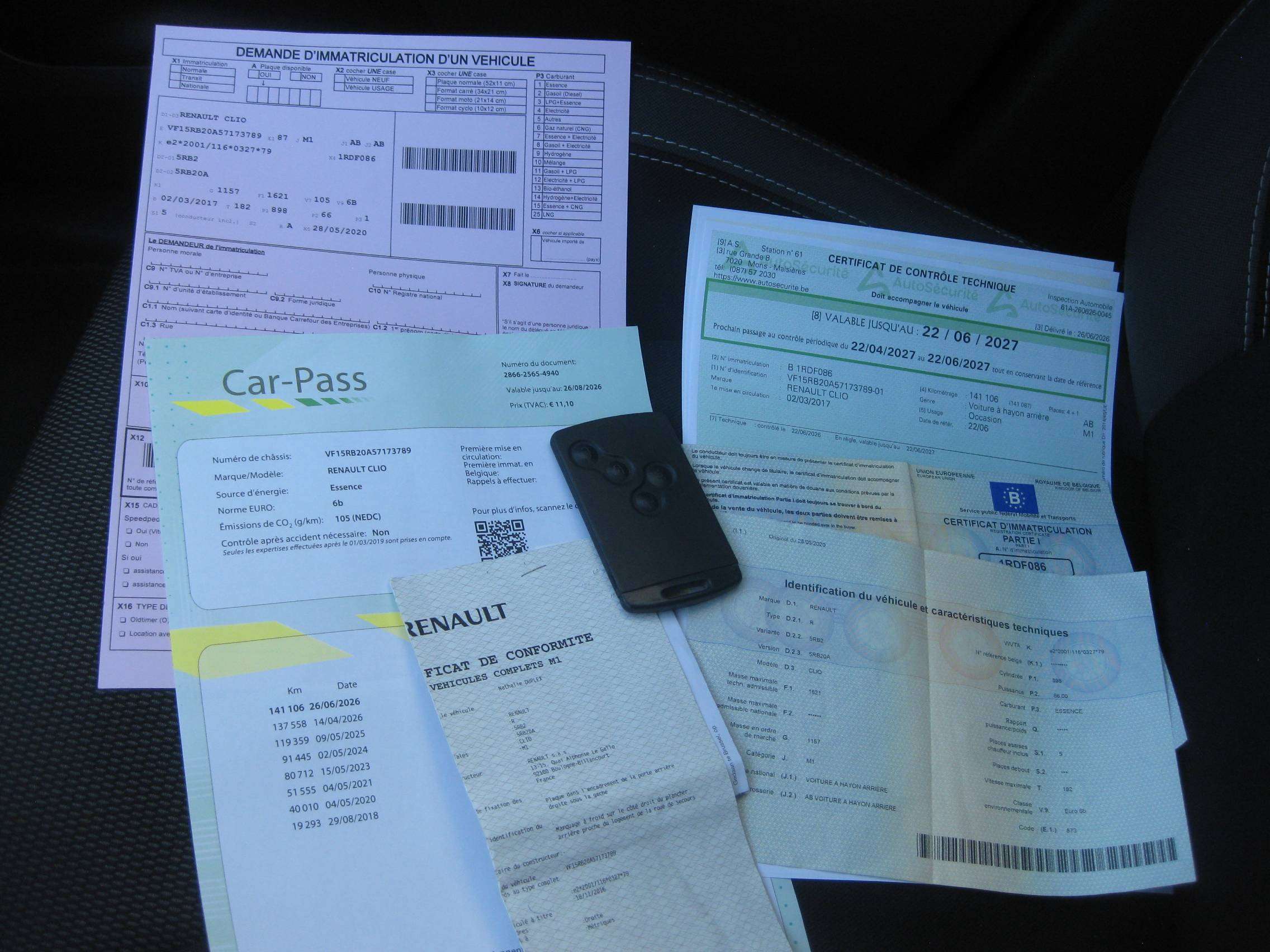 Renault Clio 0.9 TCe GPS Clim Feuille rose Garantie Euro 6b