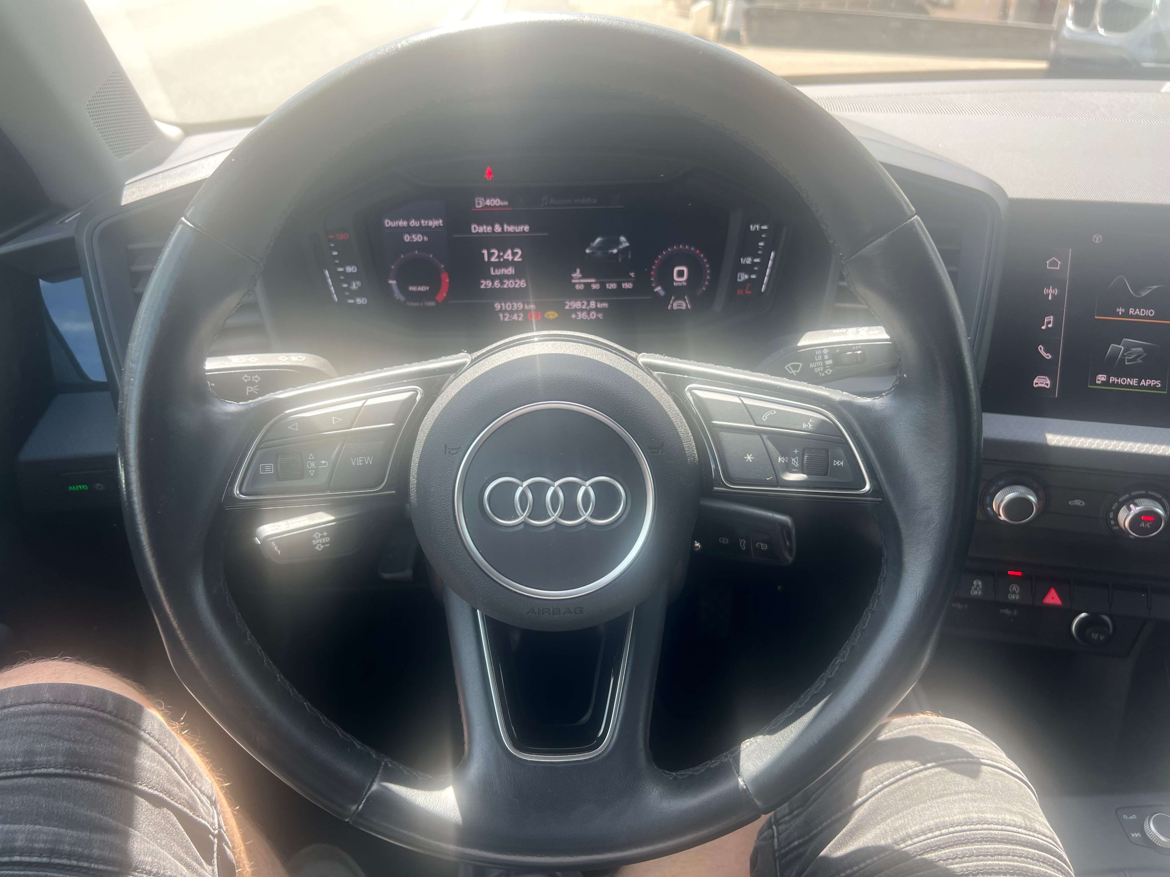 Audi A1 Sportback 25 TFSI Advanced CarPlay 90cv GARANTIE 12 moins CRÉDIT 100%