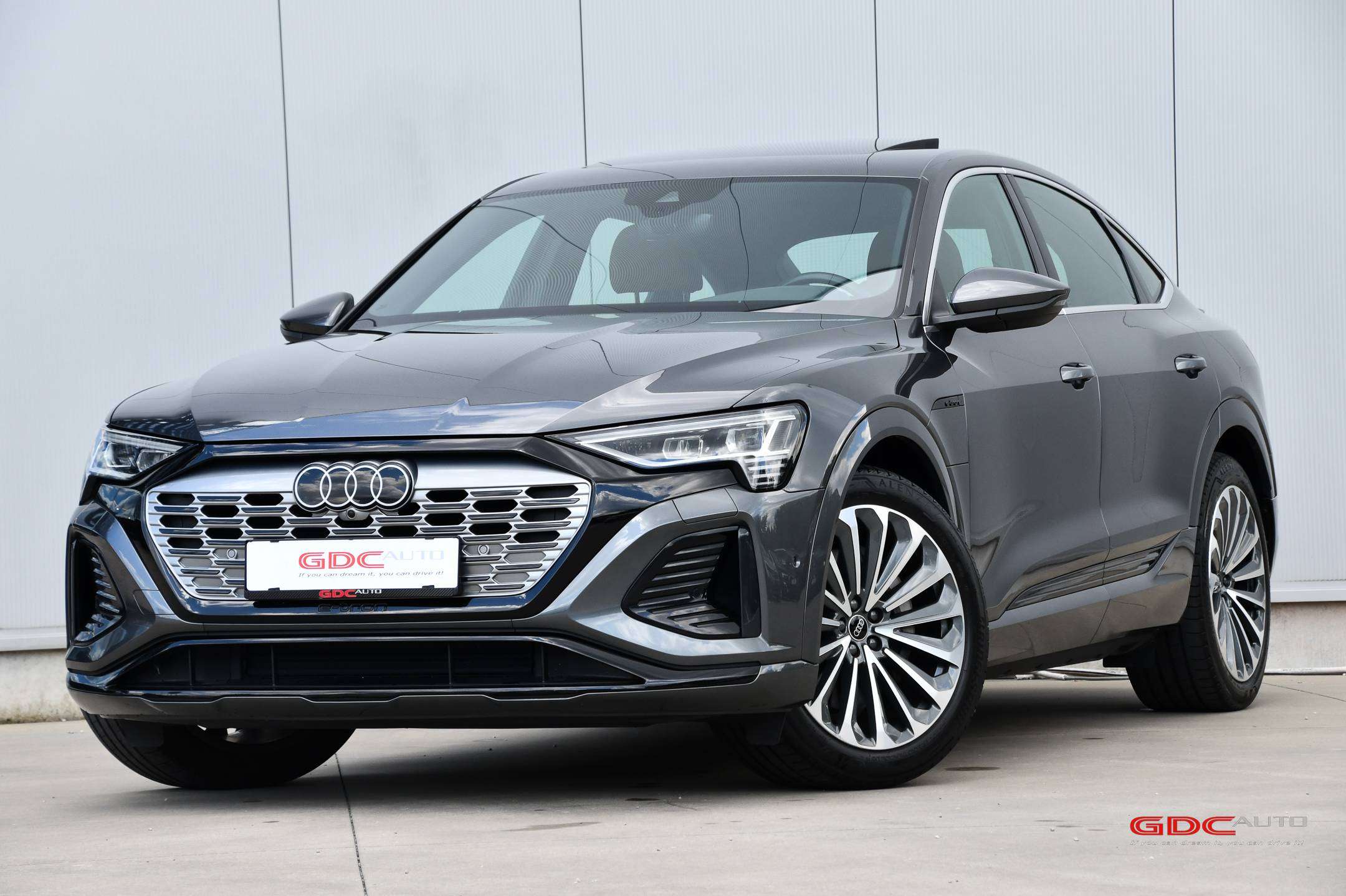Audi Q8 e-tron Q8 Sportback e-Tron l 106 kWh l Quattro l S line l Camera l Panodak l Trekhaak