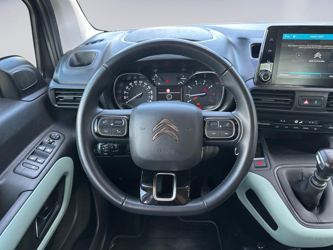 Citroen Berlingo Taille M BlueHDi 100 SS BVM6 Live / GARANTIE 12 MOIS ENTRETIEN CITROEN RADAR DE RECUL