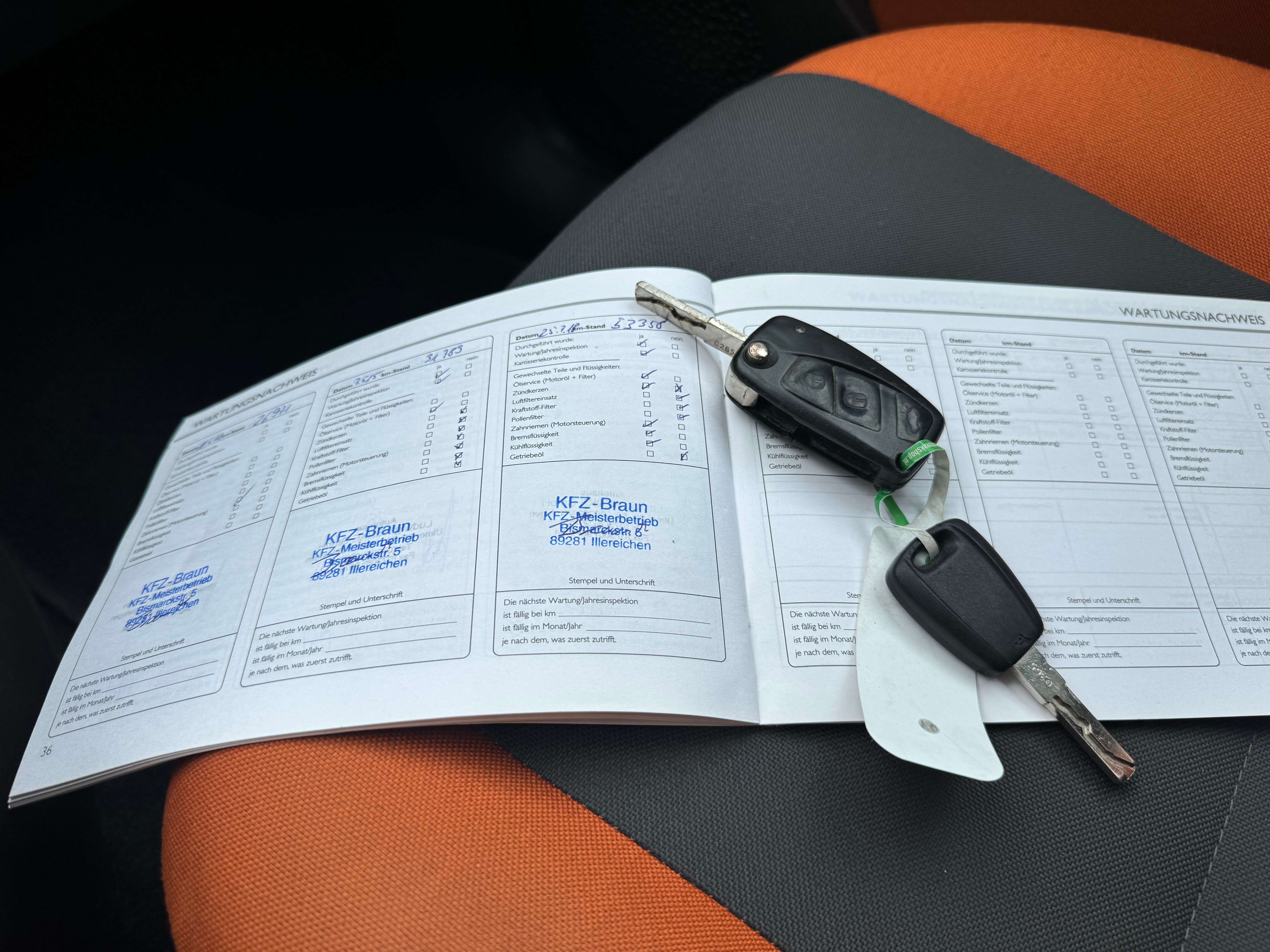 Fiat Panda 1.2i garantie 1 an carnet entretien complet