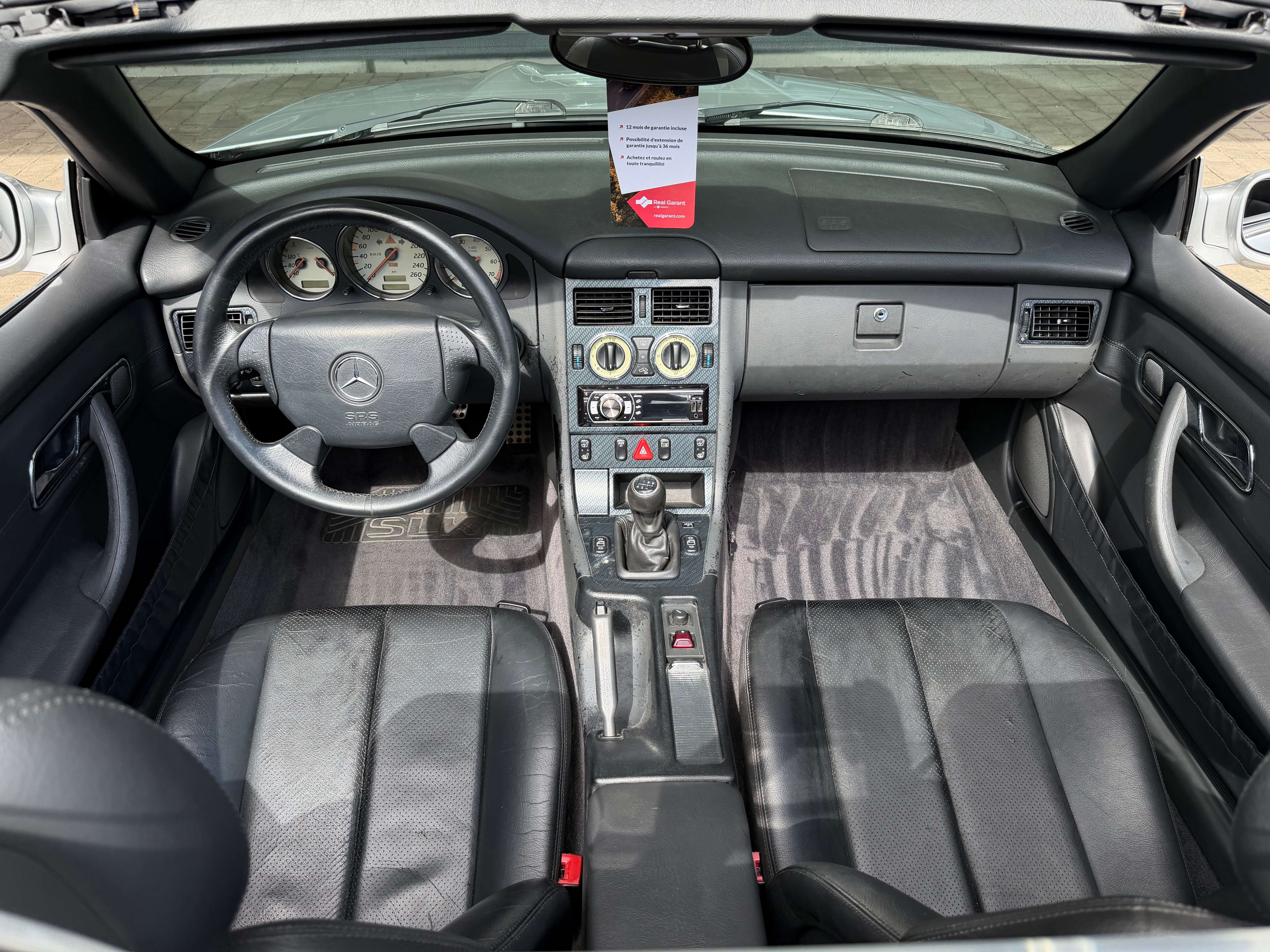 Mercedes-Benz SLK 200 CABRIO 136cv AIRCO-CUIR CHAUFF.-USB-AUX-VE-JA17-GAR 12MOIS