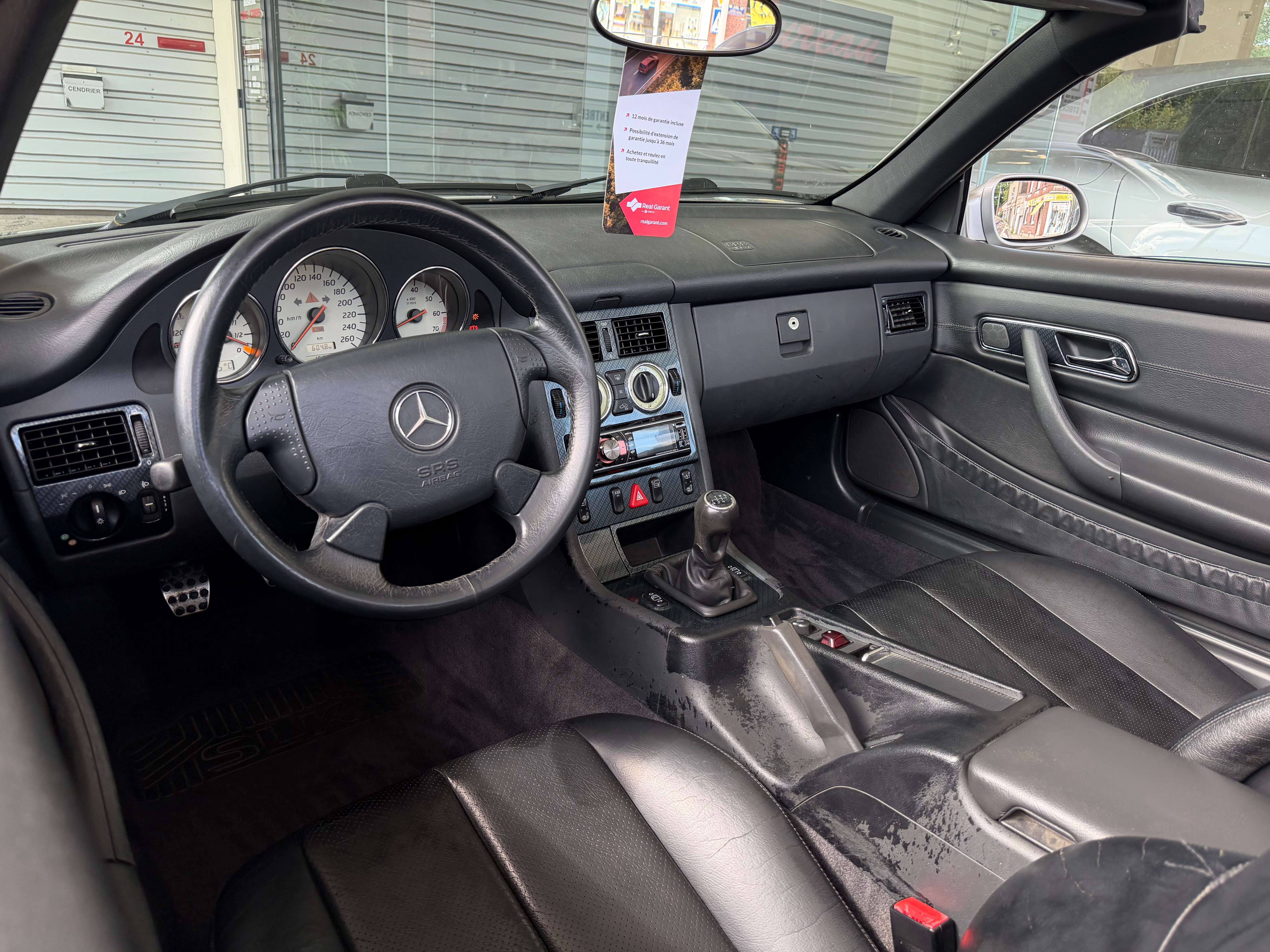 Mercedes-Benz SLK 200 CABRIO 136cv AIRCO-CUIR CHAUFF.-USB-AUX-VE-JA17-GAR 12MOIS