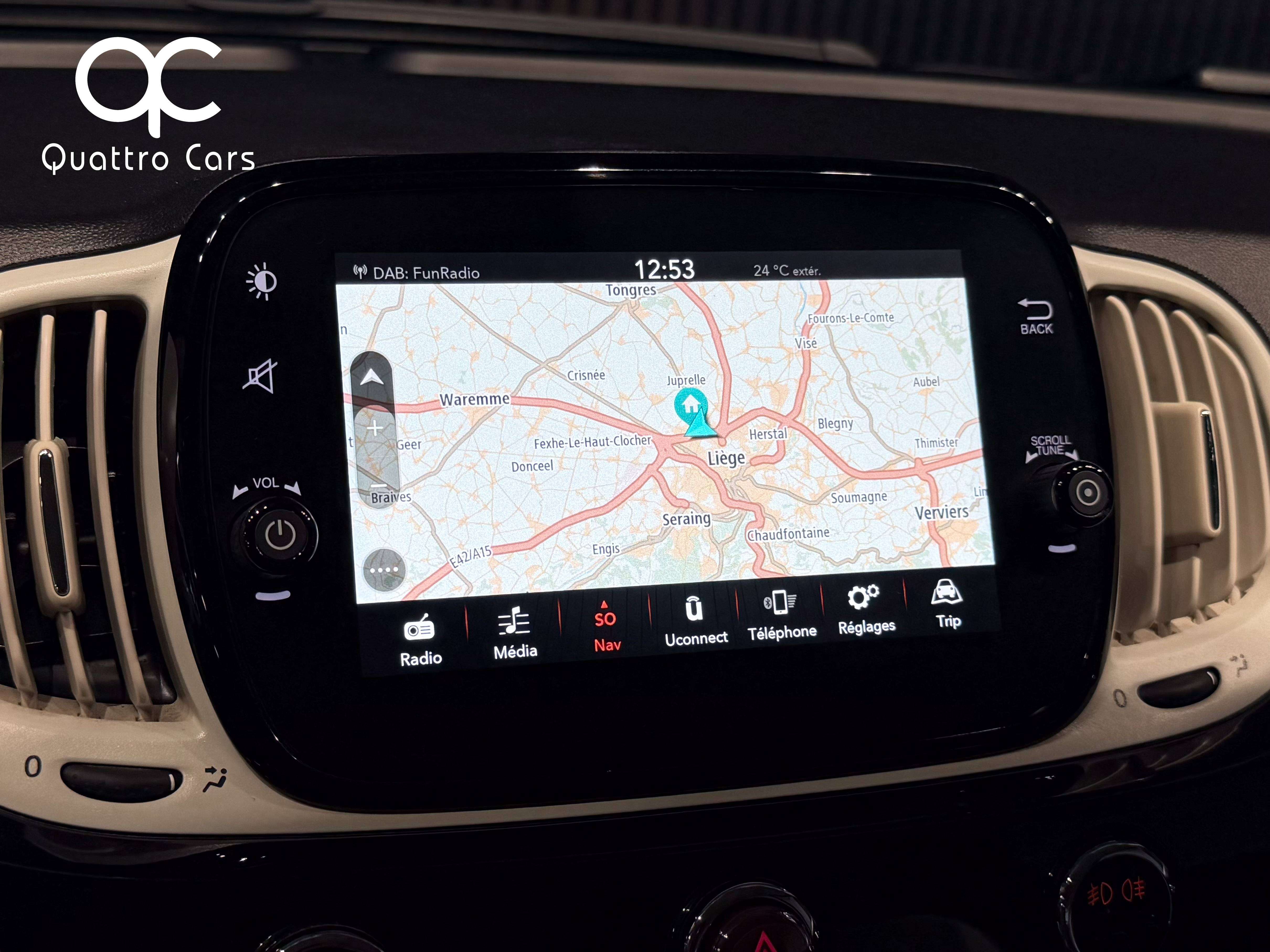 Fiat 500 1.0i Hybrid Essence / Car play / Gps / Clim