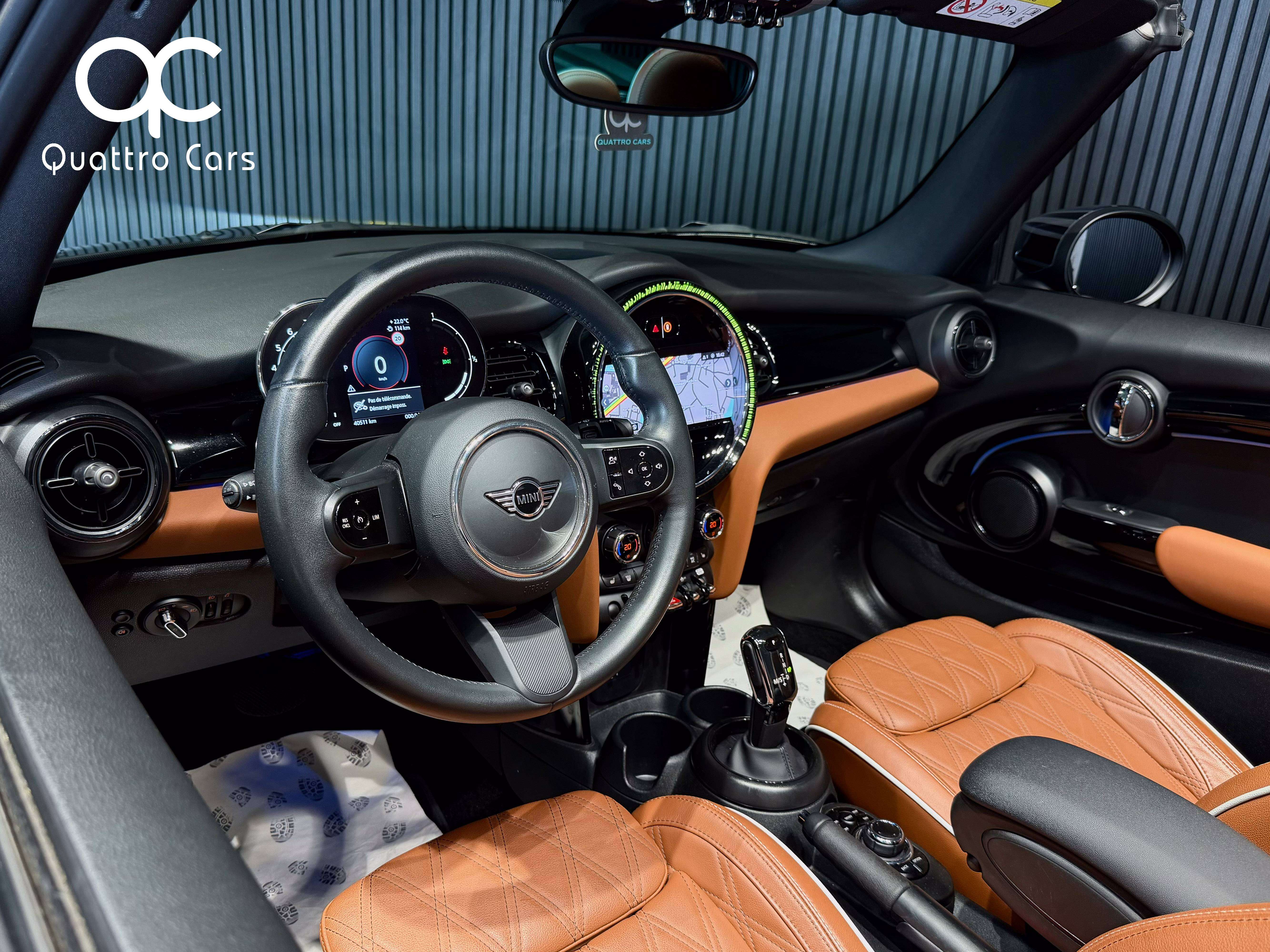 MINI Cooper Cabrio 1.5A / Boite auto / Cuir brun / Car play / Led / 1ere main