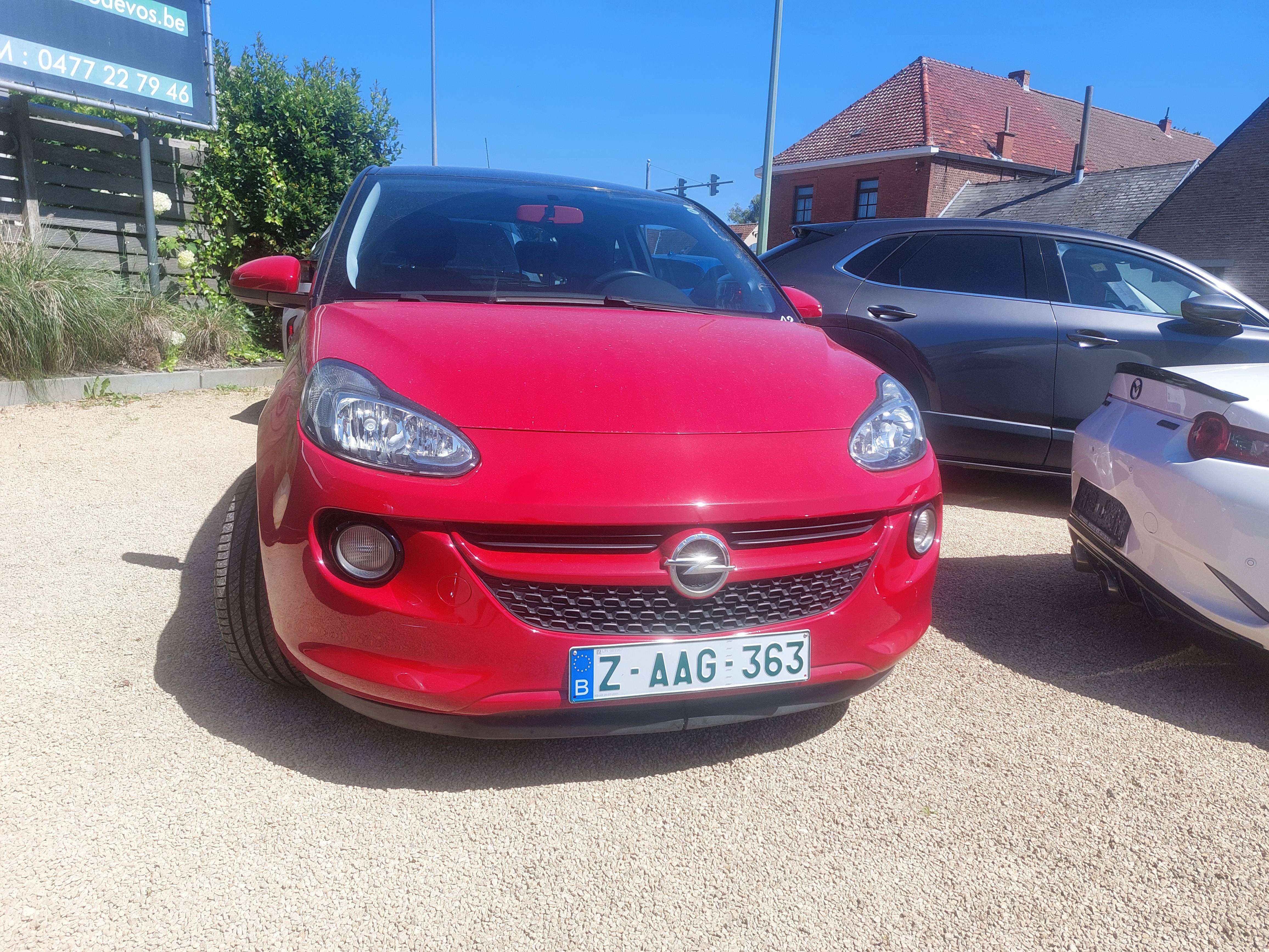 Opel Adam Adam 1.2i Red/Black * 73.130km * Zwarte velgen * perfecte staat