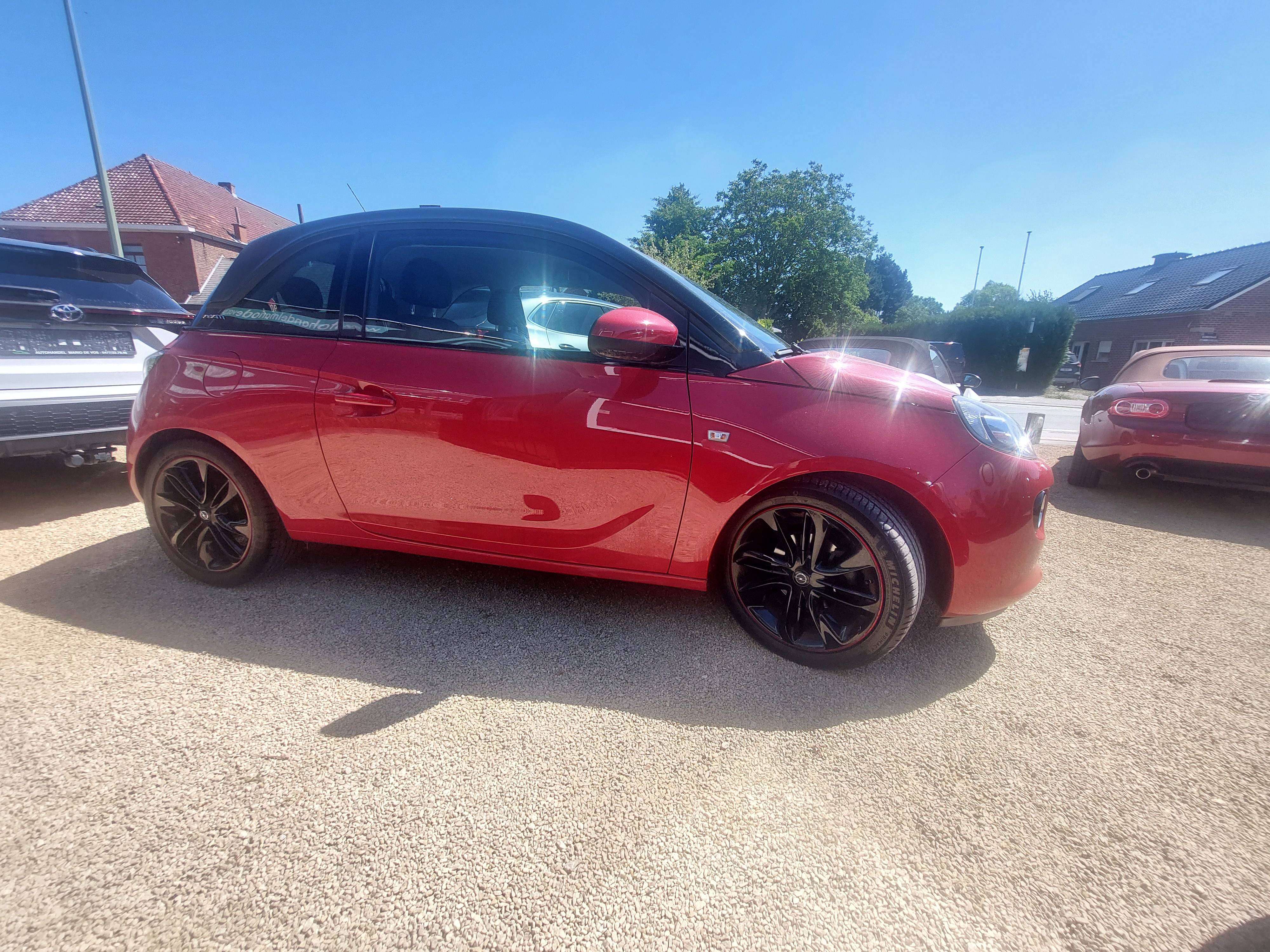 Opel Adam Adam 1.2i Red/Black * 73.130km * Zwarte velgen * perfecte staat