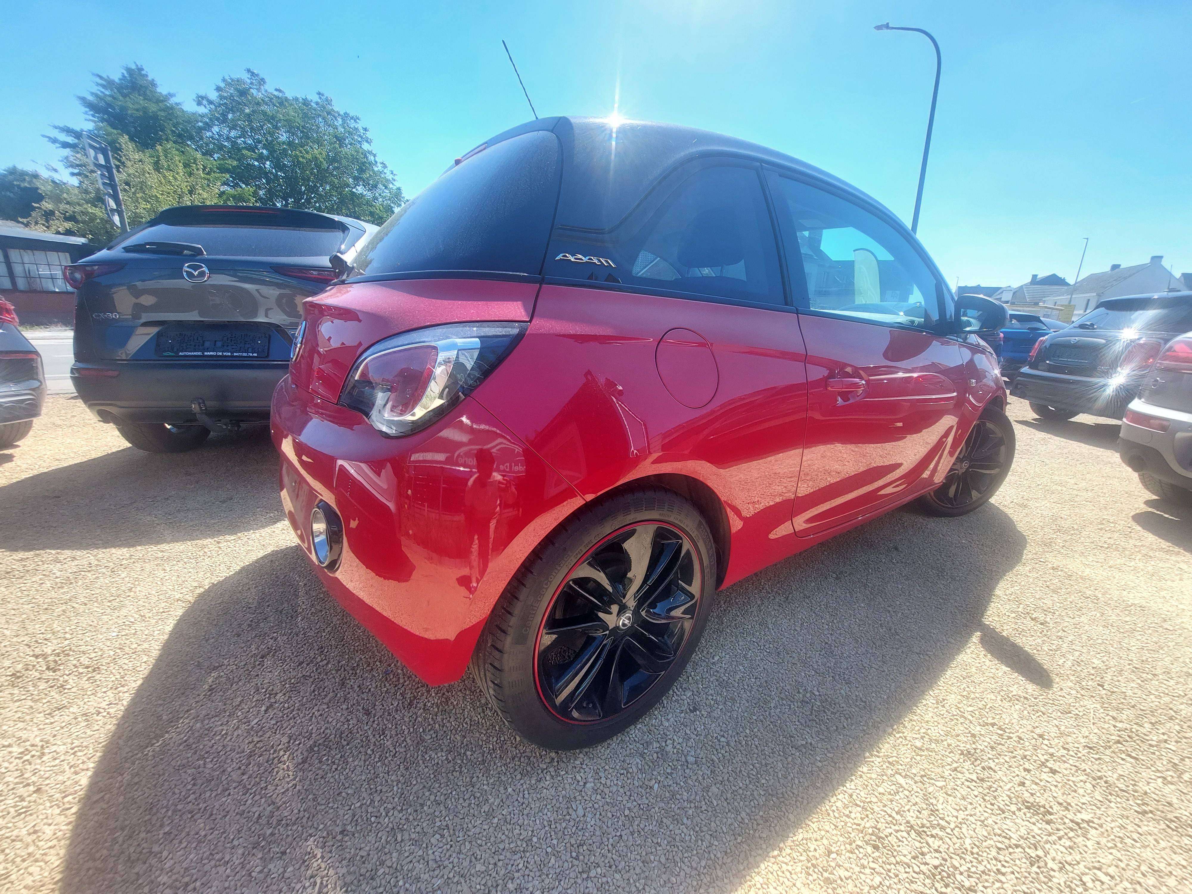 Opel Adam Adam 1.2i Red/Black * 73.130km * Zwarte velgen * perfecte staat