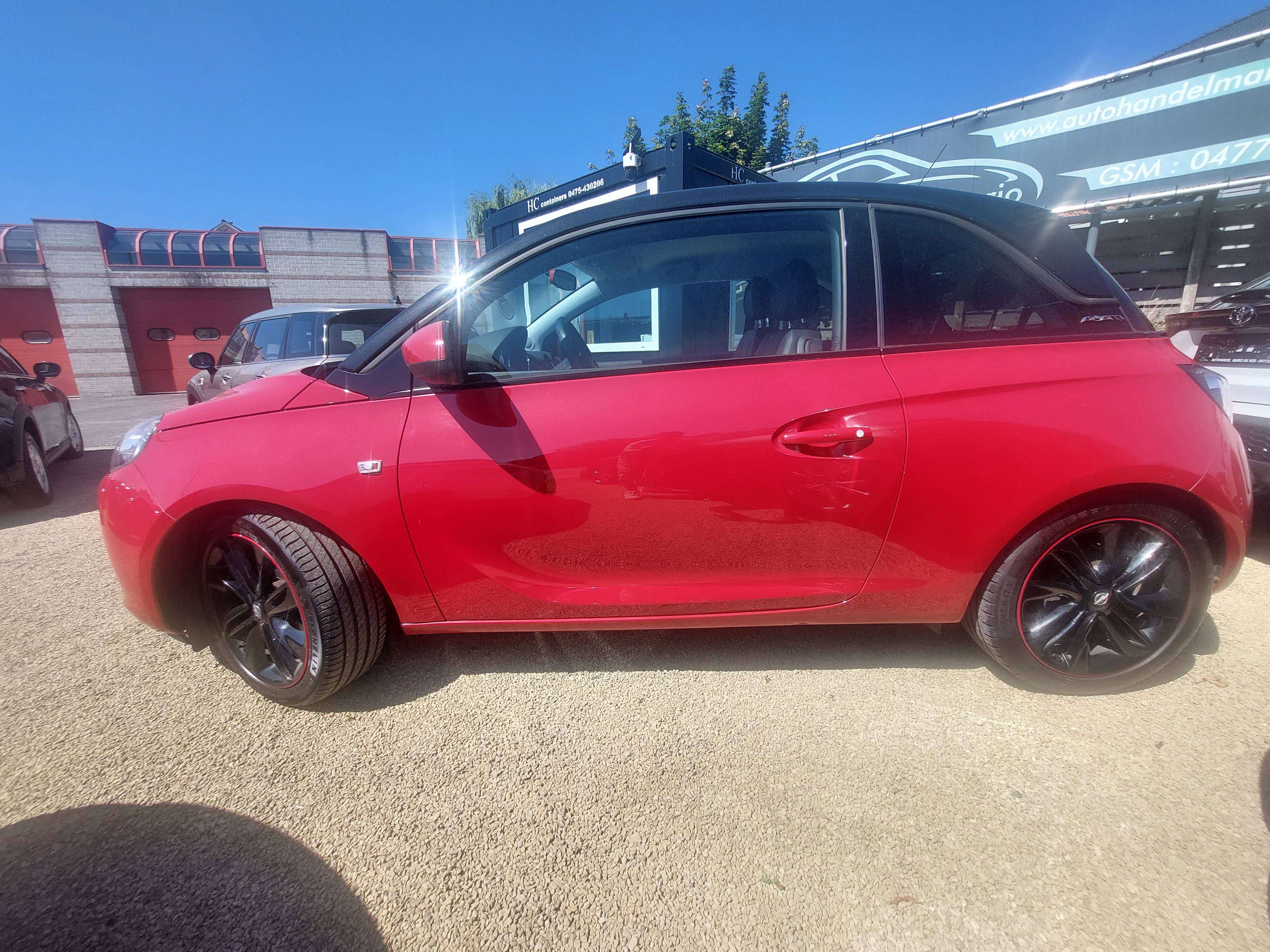 Opel Adam Adam 1.2i Red/Black * 73.130km * Zwarte velgen * perfecte staat