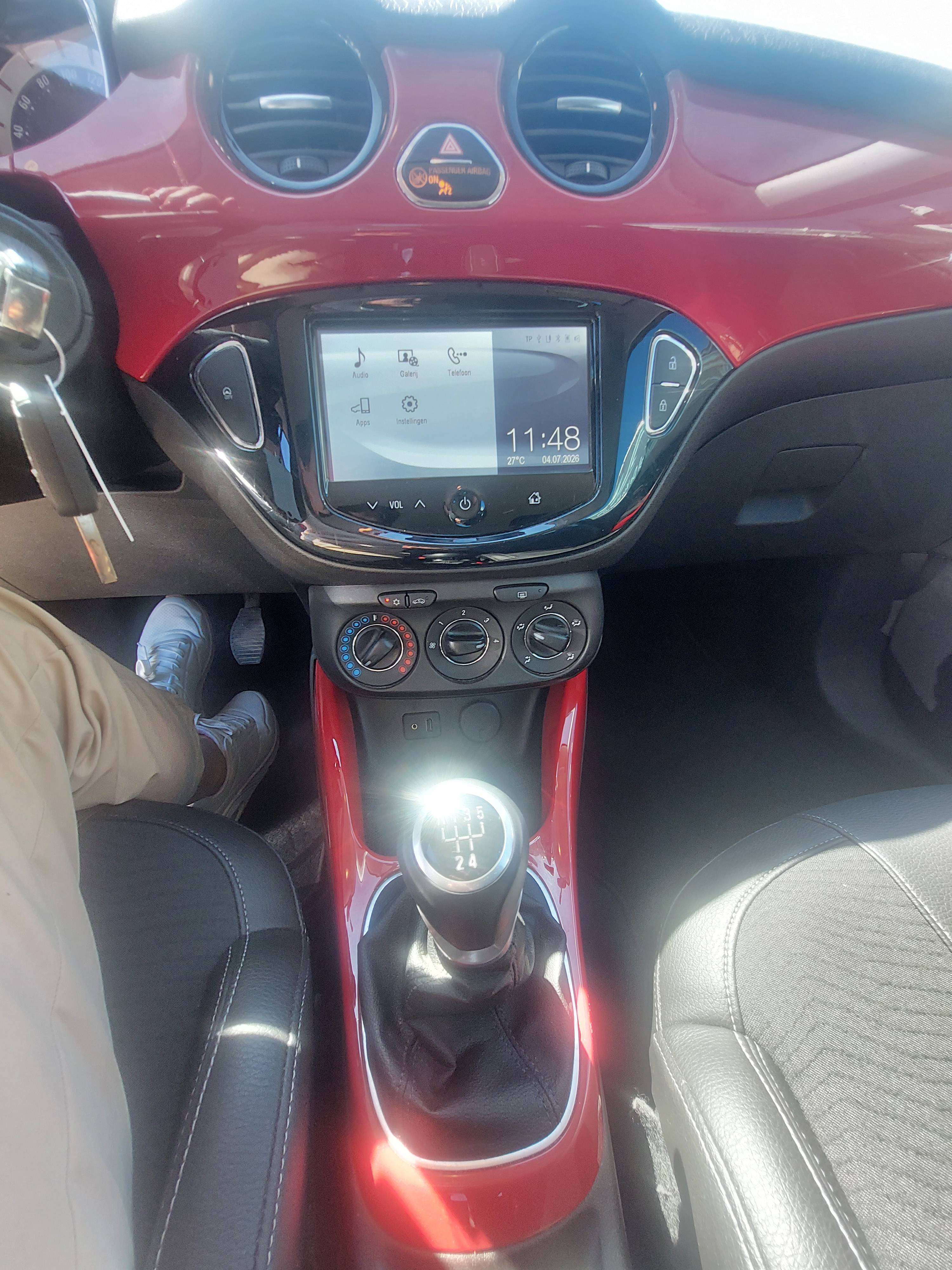 Opel Adam Adam 1.2i Red/Black * 73.130km * Zwarte velgen * perfecte staat