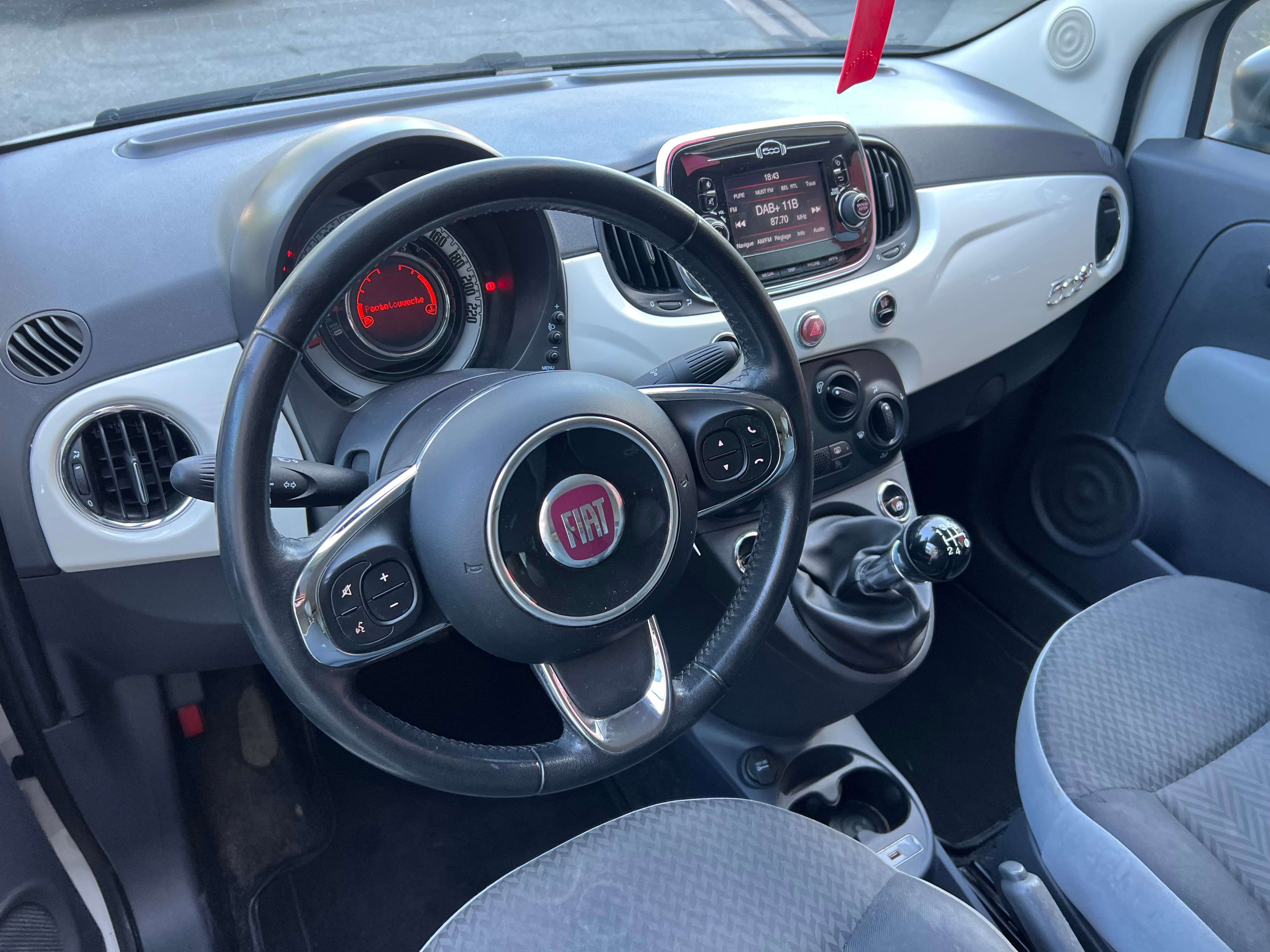 Fiat 500C 1.2i ECO Lounge + CAR-PASS + GARANTIE