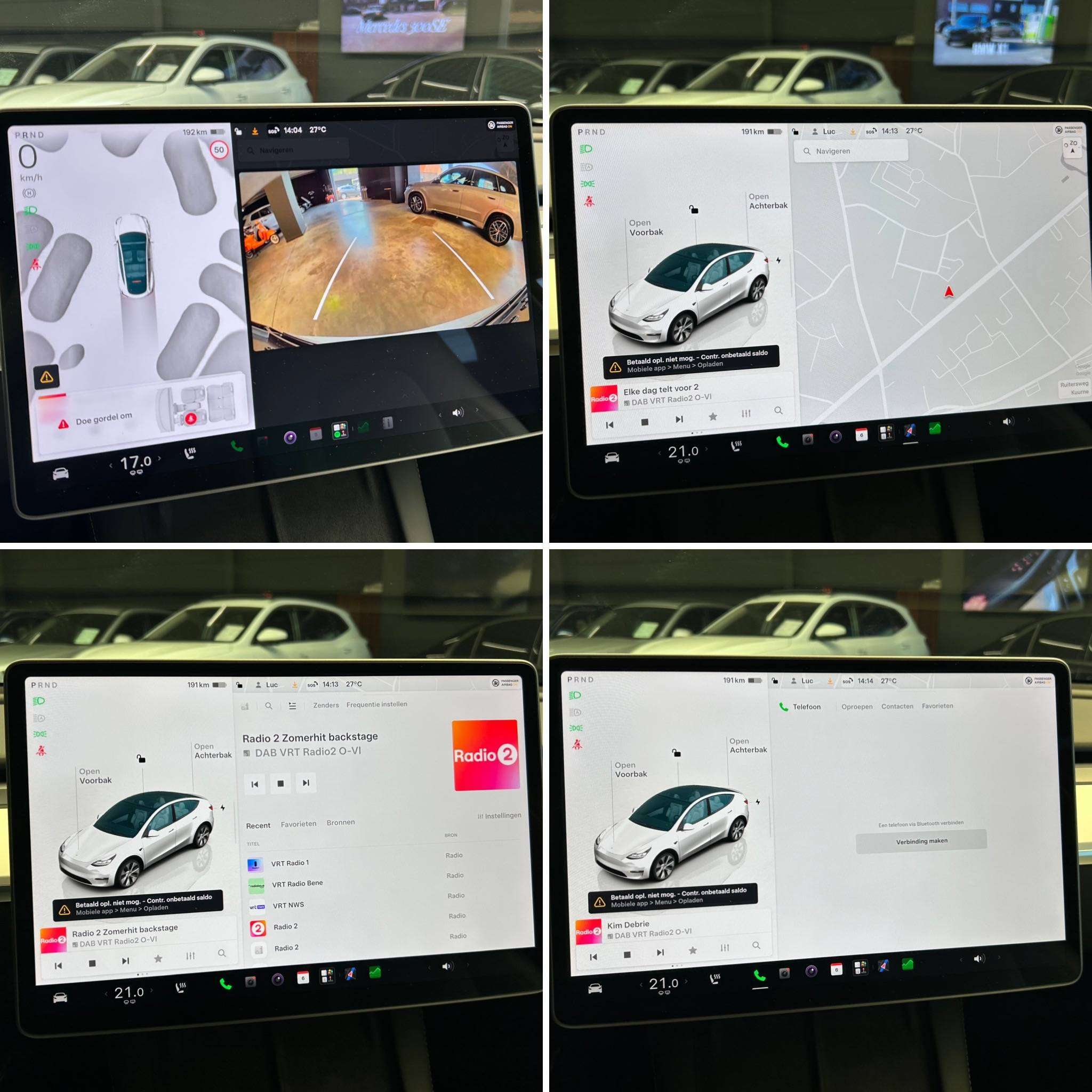 Tesla Model Y RWD Alu19"/Pano/Led/Acc/Leder/Gps/Cam/VerwZet/VerwStuur *1j garantie*