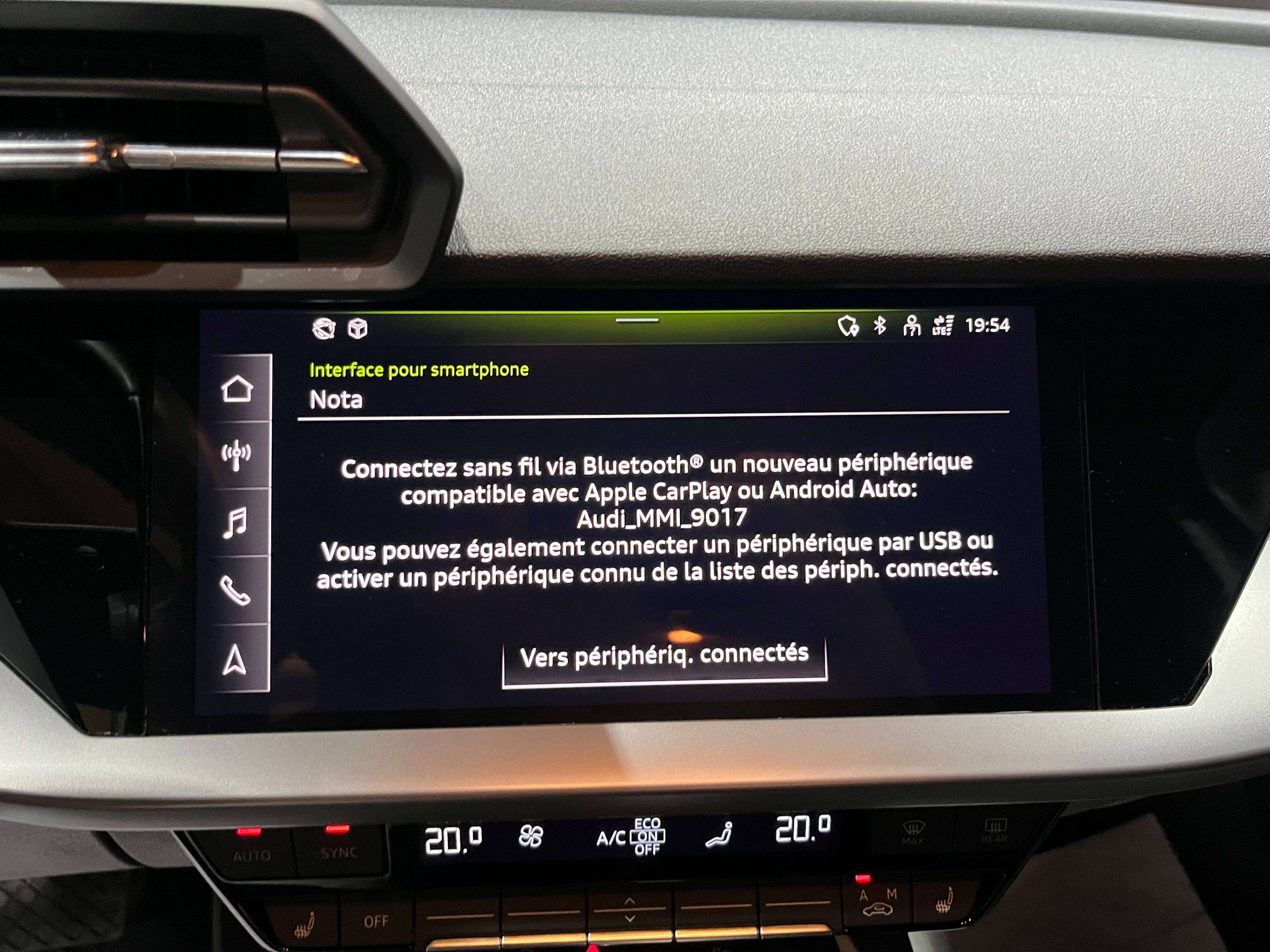 Audi A3 Sportback 2.0 TDi S tronic *1ER PROPRIO*GARANTIE*