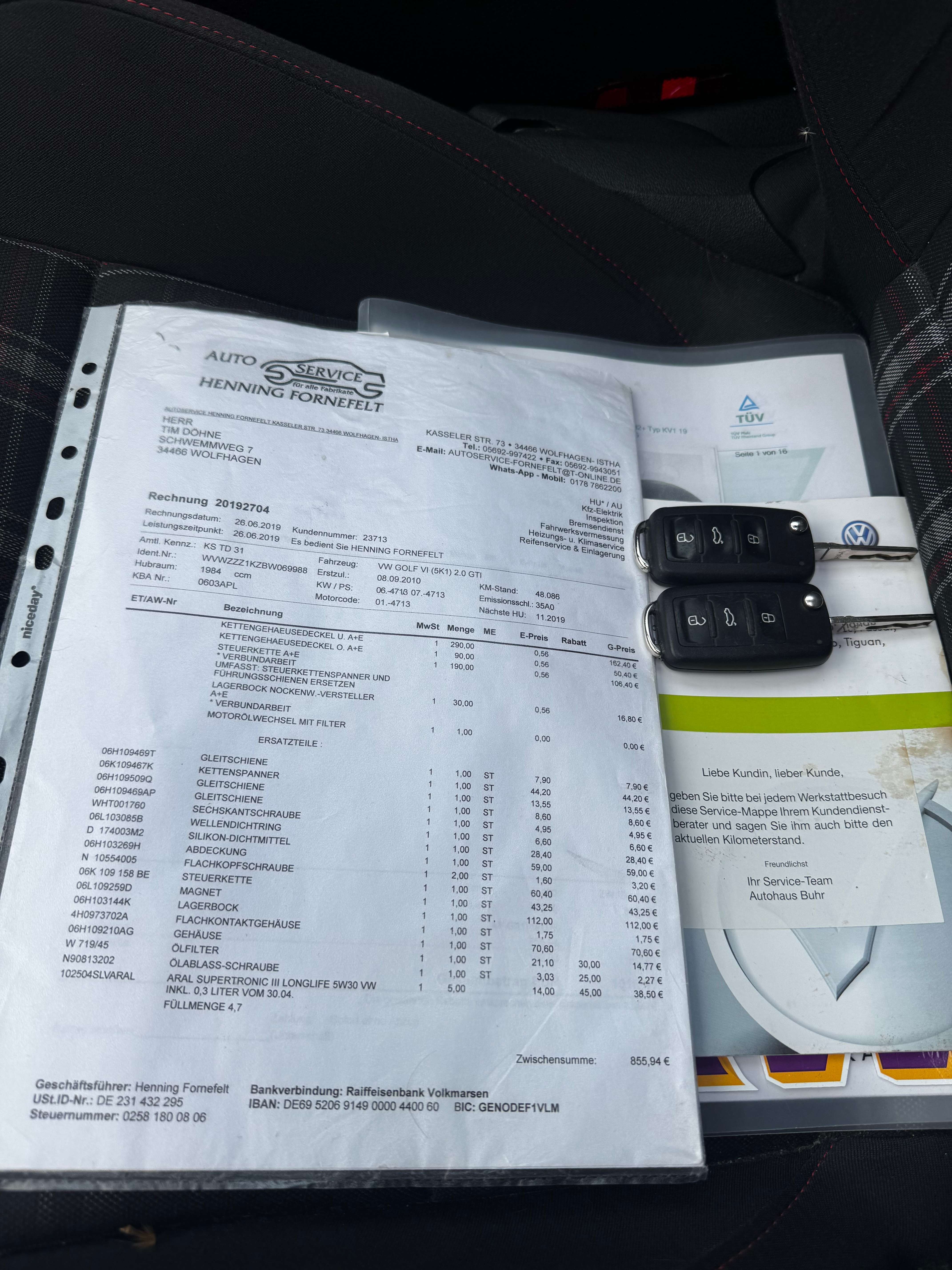 Volkswagen Golf GTI Golf 2.0  garantie 1 an