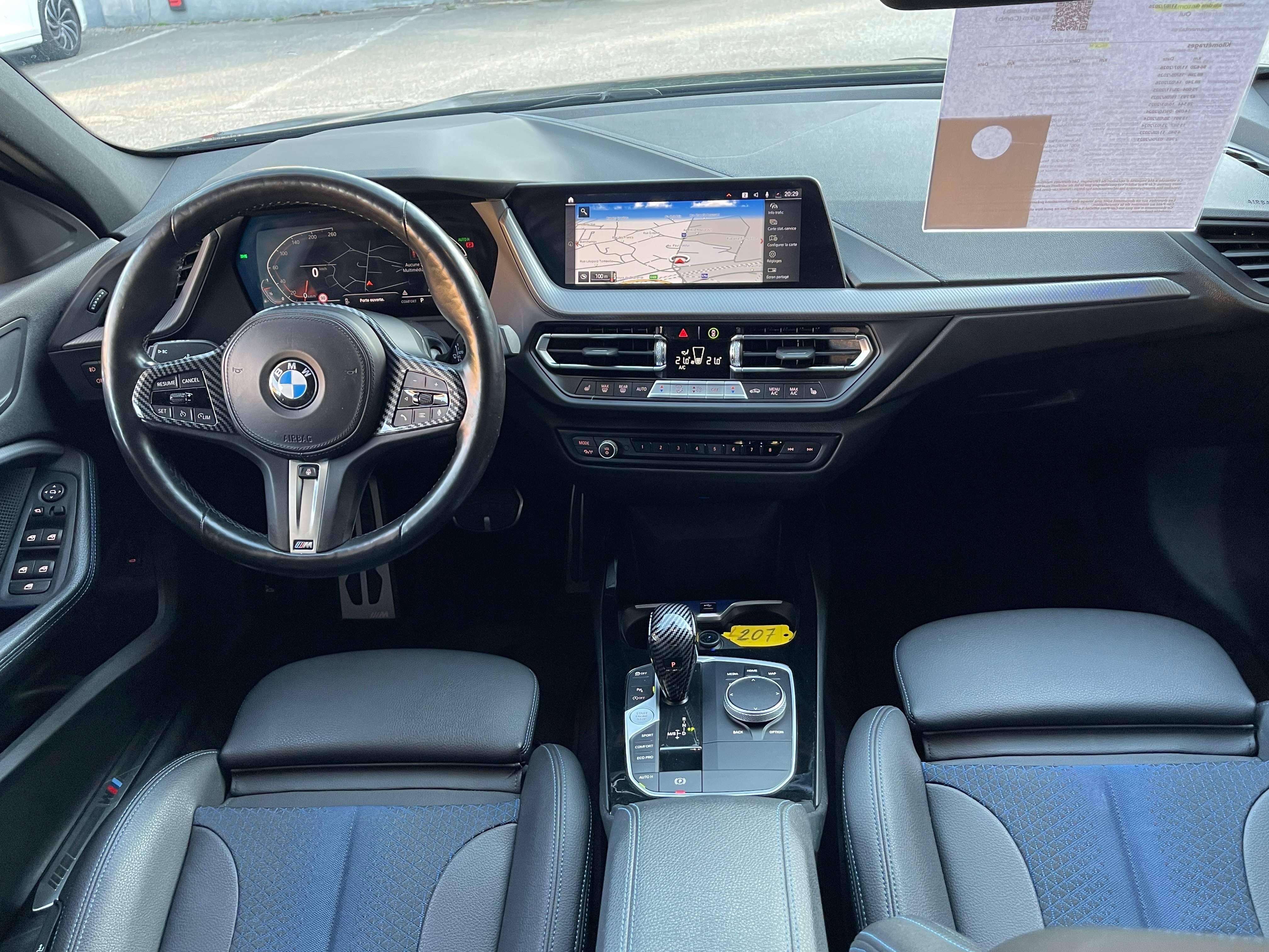 BMW 116 iA "PACK M" CAMERA-CARPLAY-COCKPIT-BIXENON-CUIR-GPS-GAR 12MOIS