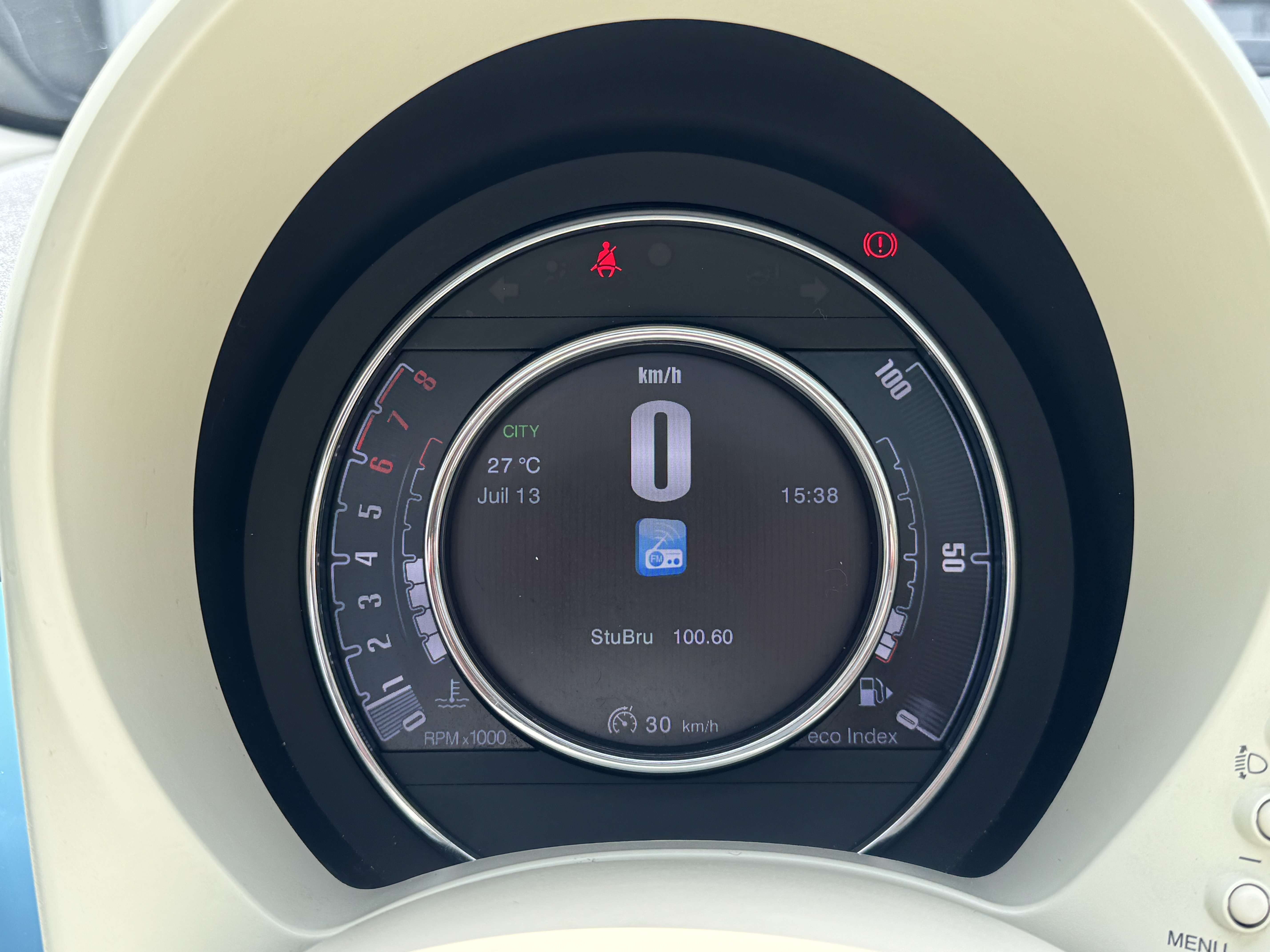 Fiat 500 500 1.2i*1 ER MAIN*TOIT PANO*NAVI*CAR PLAY*CARNET*GARANTIE 12 MOIS