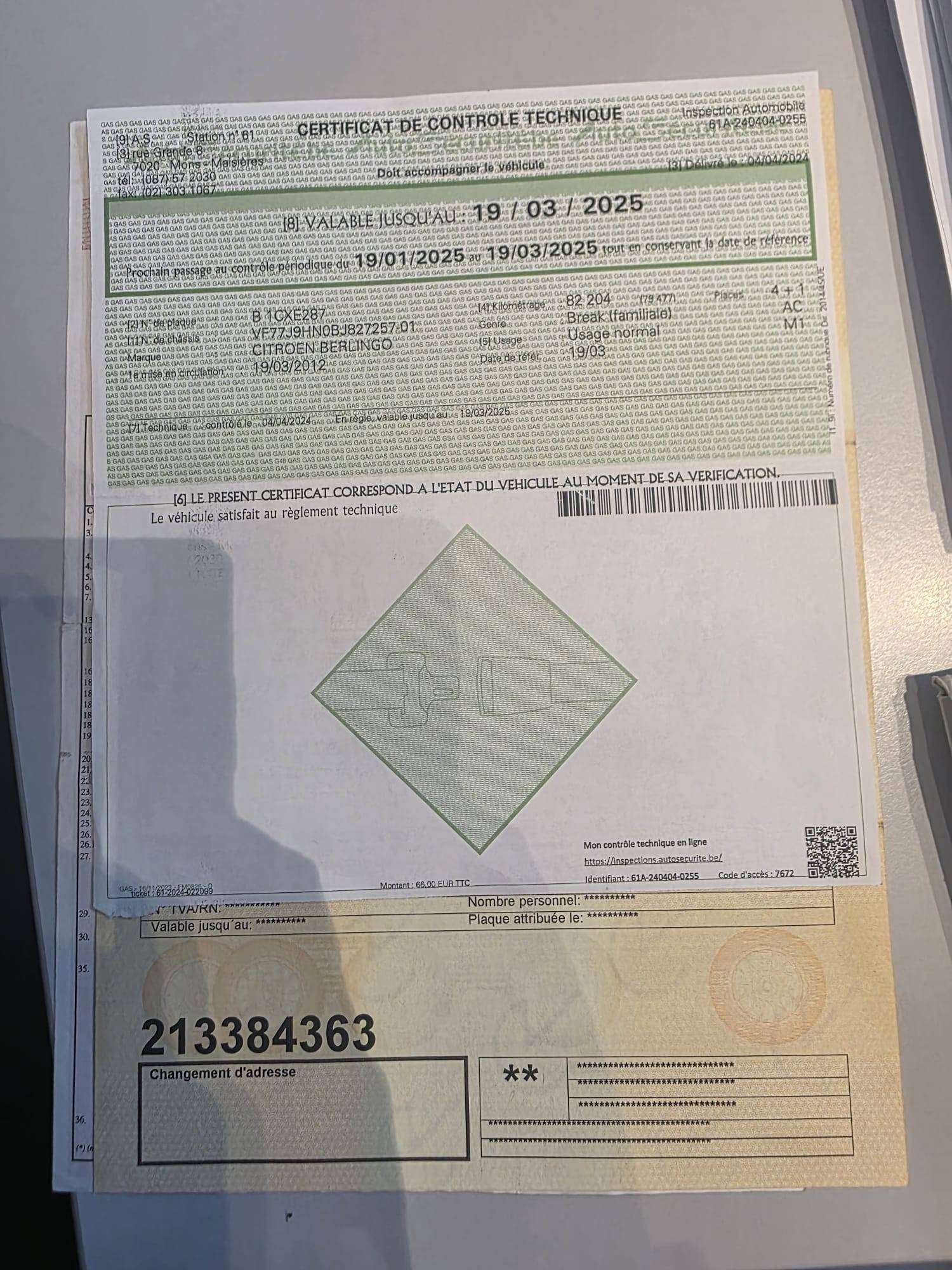 Citroen Berlingo 1.6 HDi - Garantie 12 mois - Full Entretien
