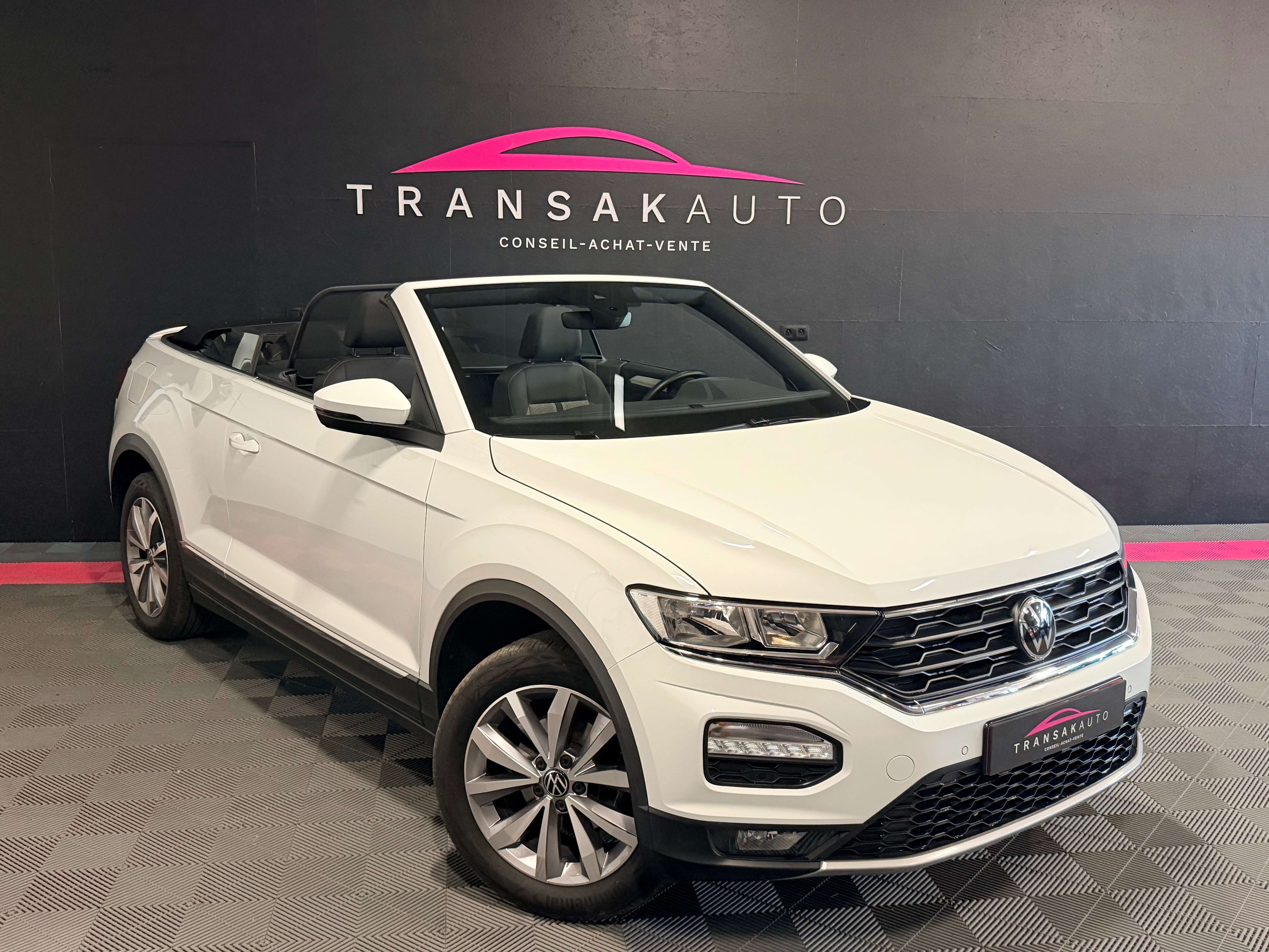 Volkswagen T-Roc Cabriolet 1.0 TSI Style — Garantie 2 ans — Sièges chauffants — GPS