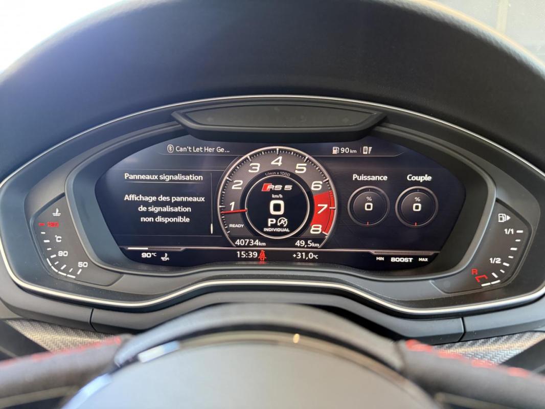 Audi A5 RS5 Sportback Quattro 2.9 V6 TFSI - BVA Tiptronic 2019 . PHASE 1