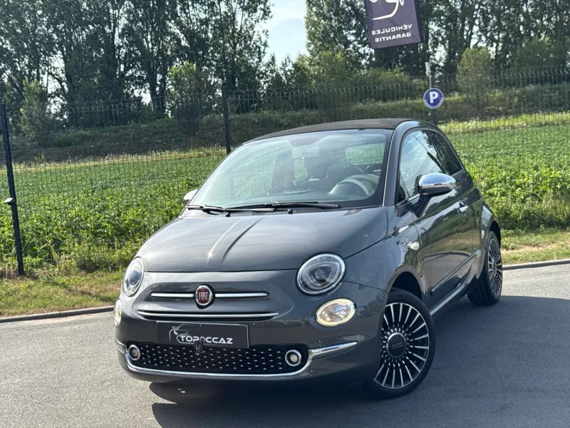 Fiat 500C 0.9 8V TWINAIR 105CH LOUNGE // 11/2015 // 68.000KM // CUIR // GPS