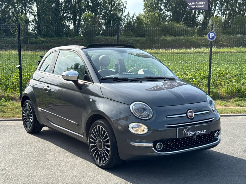 Fiat 500C 0.9 8V TWINAIR 105CH LOUNGE // 11/2015 // 68.000KM // CUIR // GPS