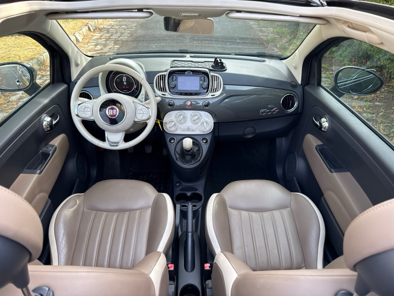 Fiat 500C 0.9 8V TWINAIR 105CH LOUNGE // 11/2015 // 68.000KM // CUIR // GPS