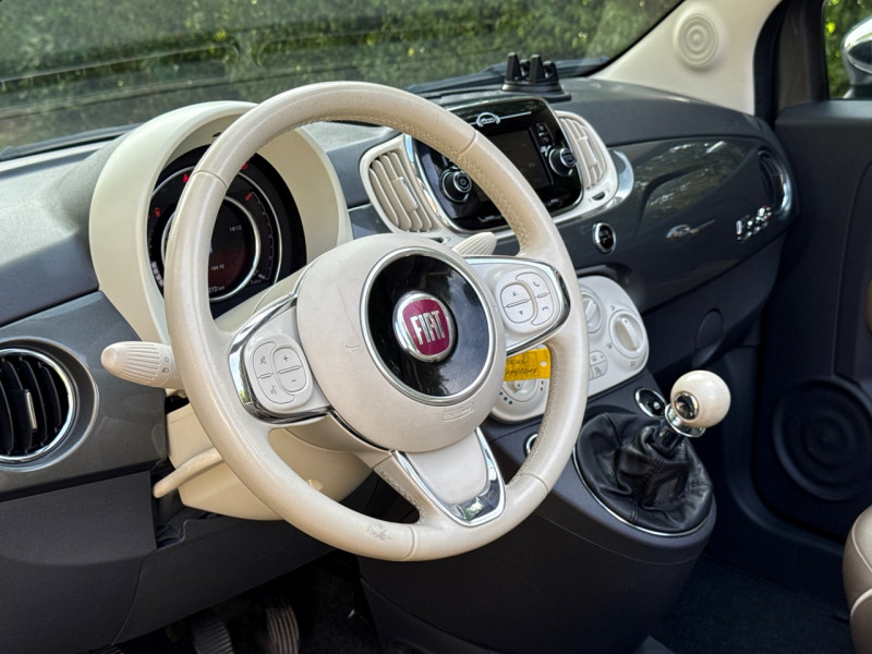 Fiat 500C 0.9 8V TWINAIR 105CH LOUNGE // 11/2015 // 68.000KM // CUIR // GPS