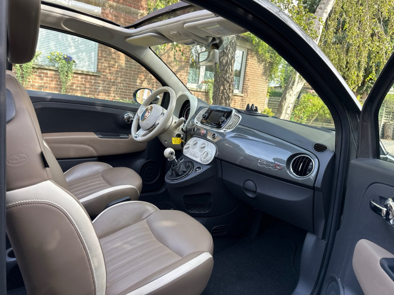 Fiat 500C 0.9 8V TWINAIR 105CH LOUNGE // 11/2015 // 68.000KM // CUIR // GPS