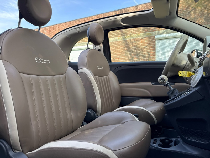 Fiat 500C 0.9 8V TWINAIR 105CH LOUNGE // 11/2015 // 68.000KM // CUIR // GPS