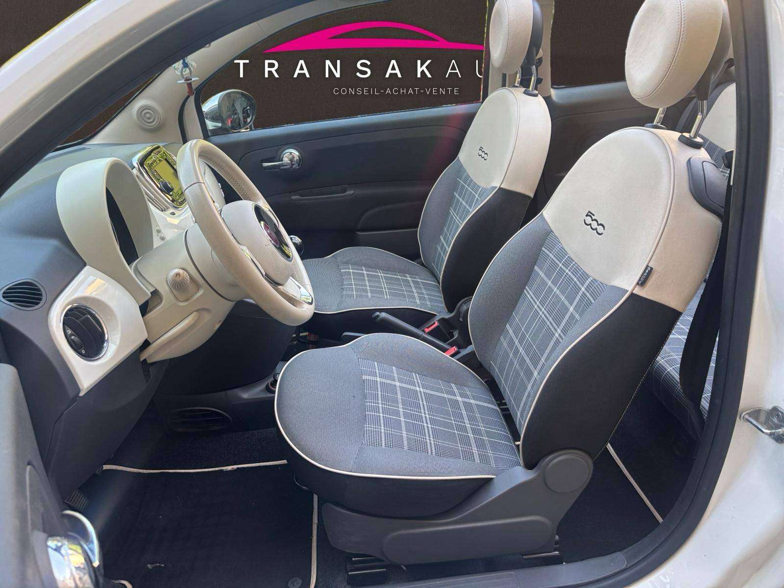 Fiat 500C 500C 0.9 T TwinAir Lounge/GARANTIE 12 MOIS/CARNET FULL FIAT