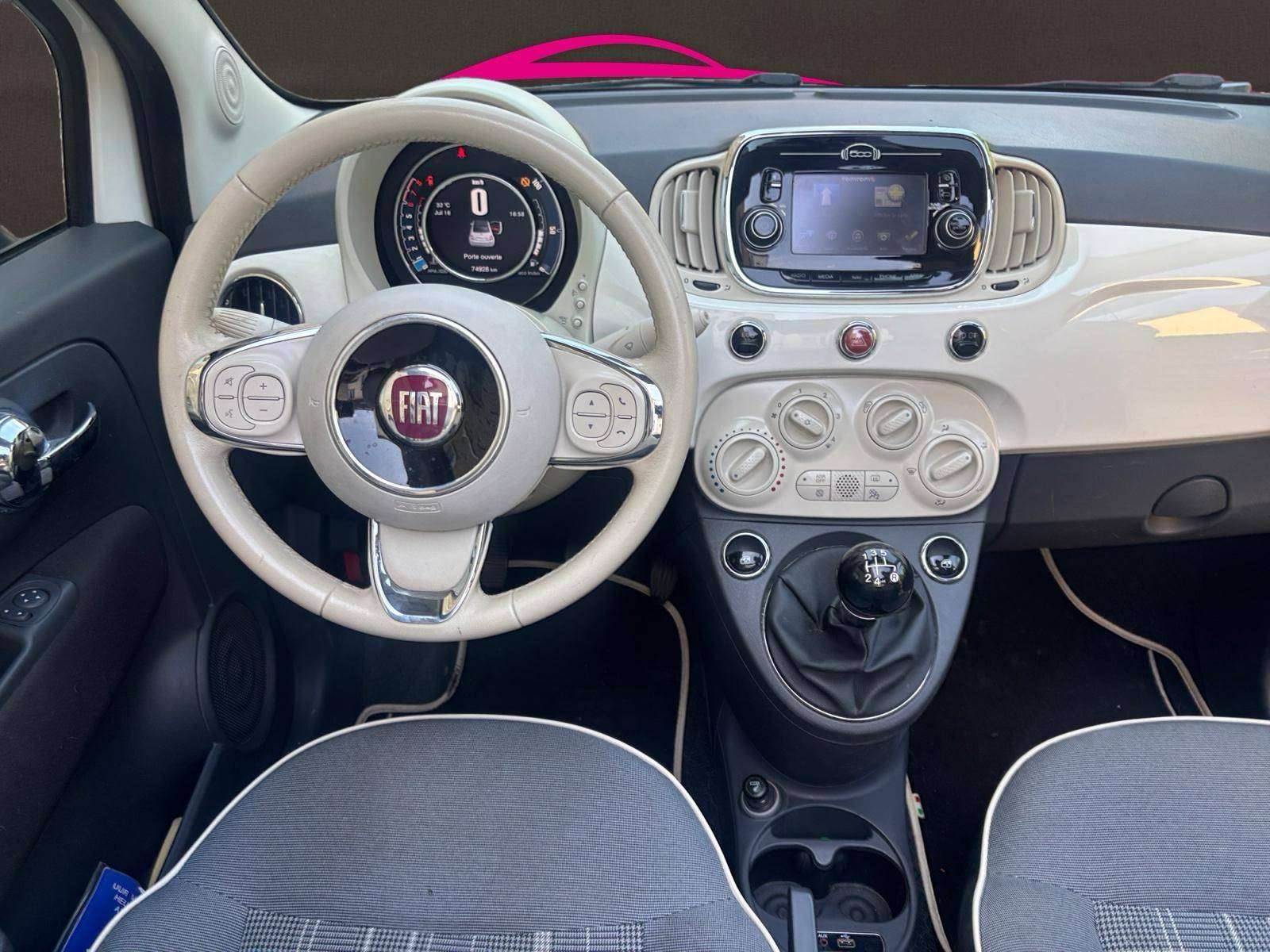 Fiat 500C 500C 0.9 T TwinAir Lounge/GARANTIE 12 MOIS/CARNET FULL FIAT