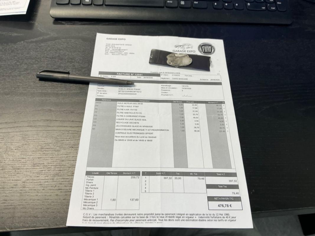 Fiat Doblo 1.3 Multijet 16v 85 Emotion 7 places