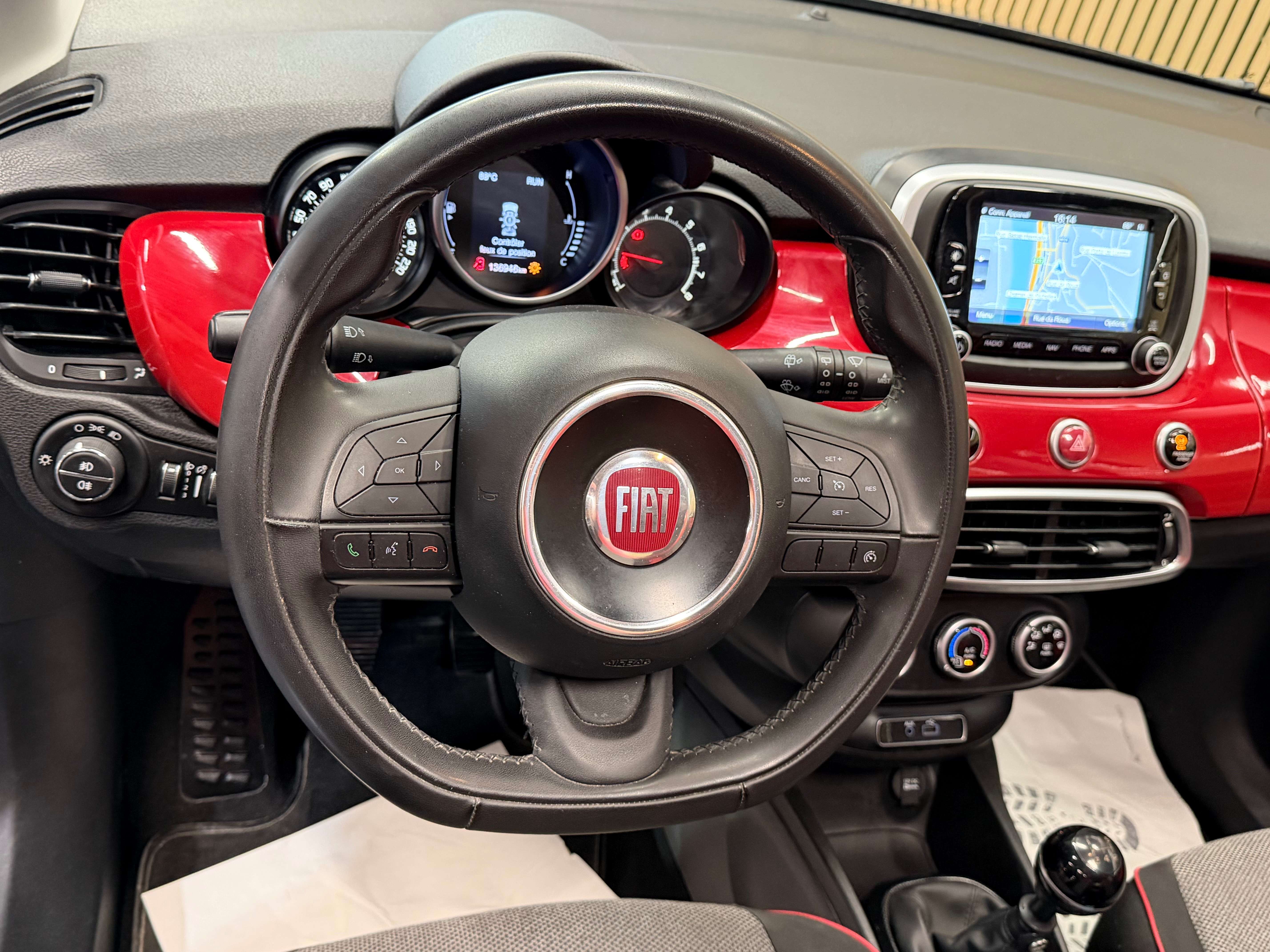 Fiat 500X 1.6I E-TORQ ROSSO AMORE ** GARANTIE 12 MOIS **