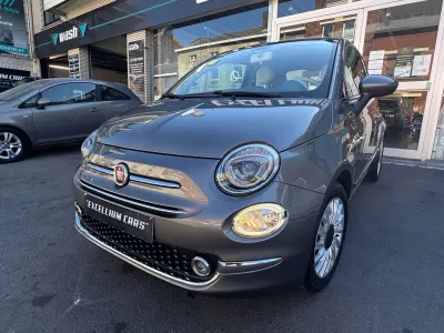 Fiat 500 1.2i Boite Auto Toit Pano Jante Airco Gps Led Garantie