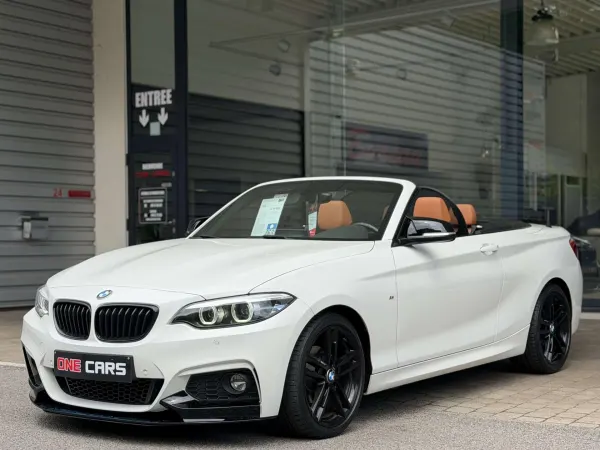 BMW 218 d Cabriolet "PACK M" BIXENON-CUIR-GPS-CLIM-JA18P-GAR 12MOIS