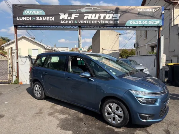 Citroen C4 2016 7 PLACES 1.6l HDI FACTURE GPS RADARS BLUETOOTH USB AUX RÉGULATEUR