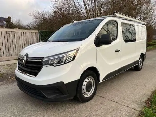 Renault Trafic 2.0 diesel H1L2 AUT DUB CAB 6PL *Apps*Cam*Airco*Trekhaak*