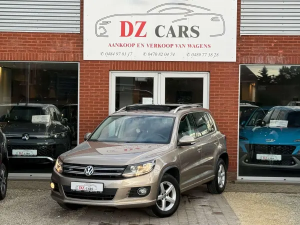 Volkswagen Tiguan R-LINE 1.4TSI 150PK DSG |✅NAVIGATIE | PANO DAK | LEDER | BLUETOOTH | TREKHAAK | DEALER ONDERHOUDEN | 1STE EIGENAAR |