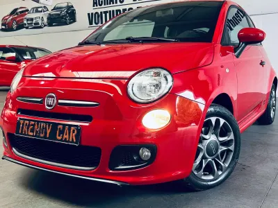 Fiat 500 1.4i Sport+AIRCO+CARNET+CARPASS