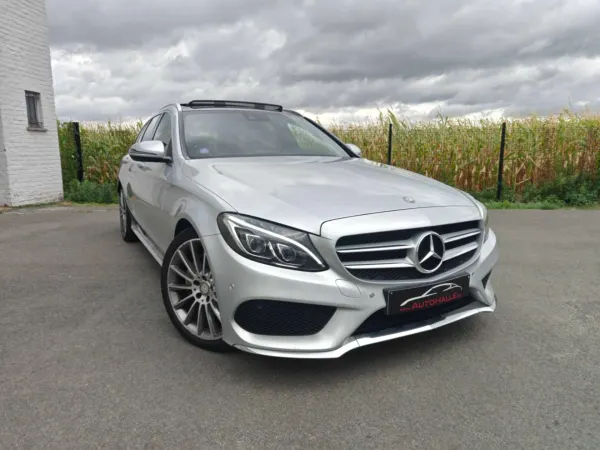 Mercedes-Benz C 200 C 200 d AMG LINE - AUTOMAAT - GPS/LEER/PANO/FULL LED - 12M GARANTIE