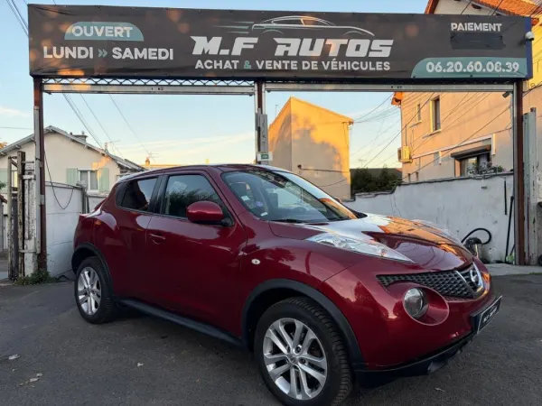 Nissan Juke BOITE AUTO 123km CHAÎNE DE DISTRIBUTION 1ERE MAIN GPS CAMÉRA. CUIR BLUETOOTH USB AUX