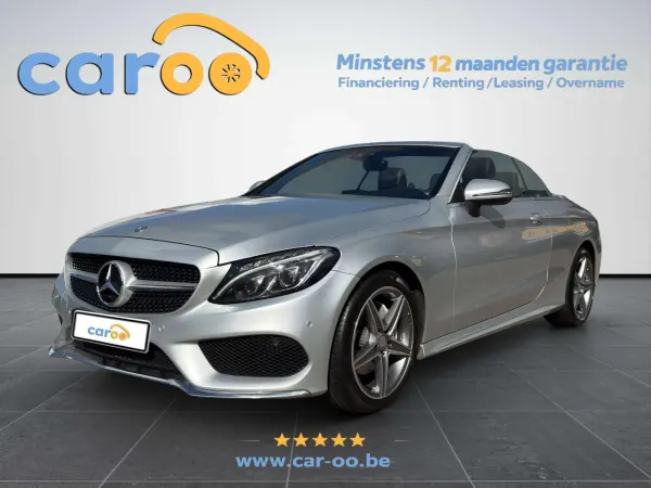 Mercedes-Benz C 220 Cabriolet C 220 d AMG-Line * ZETELVERWARMING - HOOFDSTEUN VENTILATIE - SCHAKELPADDLES - LED*
