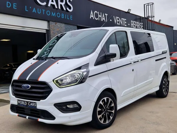 Ford Transit Custom 2.0 TDCi L2H1 Sport Multi S/S - TVAC/BTW*IN - L2 LONG CHASSIS - 185CV - CARPLAY -CAMERA-LED-CRUISE - LANE ASSIST- FULL OP