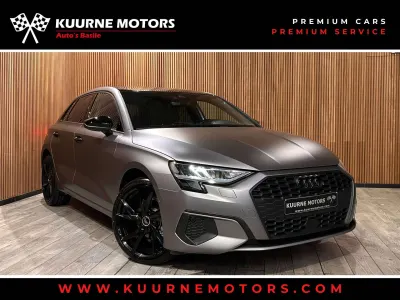 Audi A3 30 TFSI S Tronic Wrap Grey Mat Alu19"Led/Leder/Pdc/Gps *1j garantie*