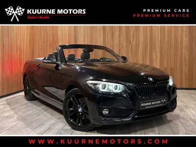BMW 220 iA Cabrio SportLine Alu18"/Led/Leder/VerwZet/Cruise/Gps/Pdc/Bt *1j garantie*